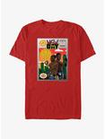 WWE The New Day Comic Cover T-Shirt, RED, hi-res