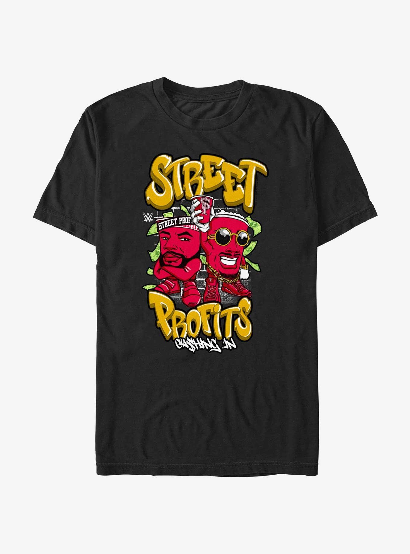 WWE Street Profits Cashing In T-Shirt, BLACK, hi-res