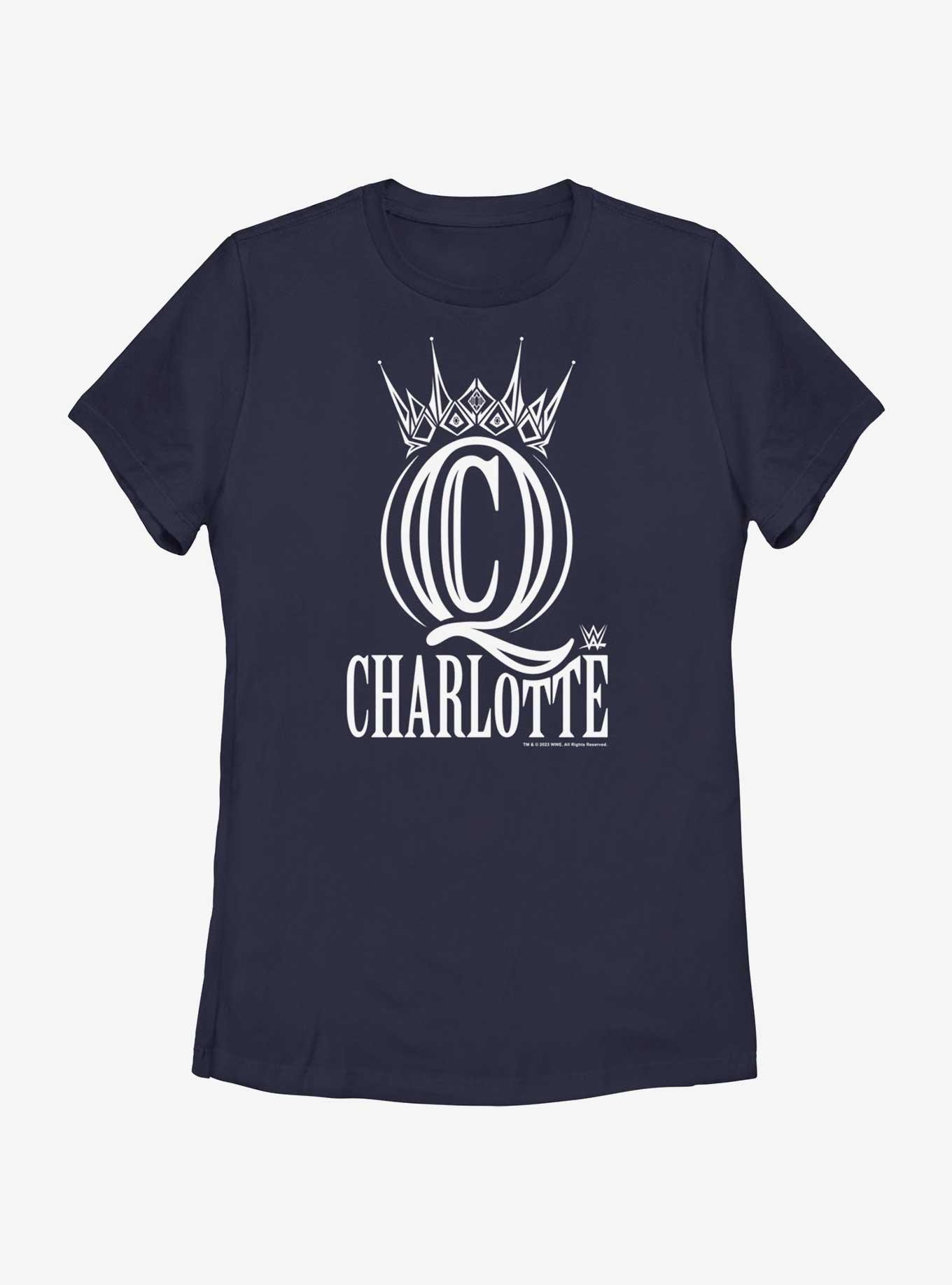 WWE Charlotte Flair Crown Logo Womens T-Shirt