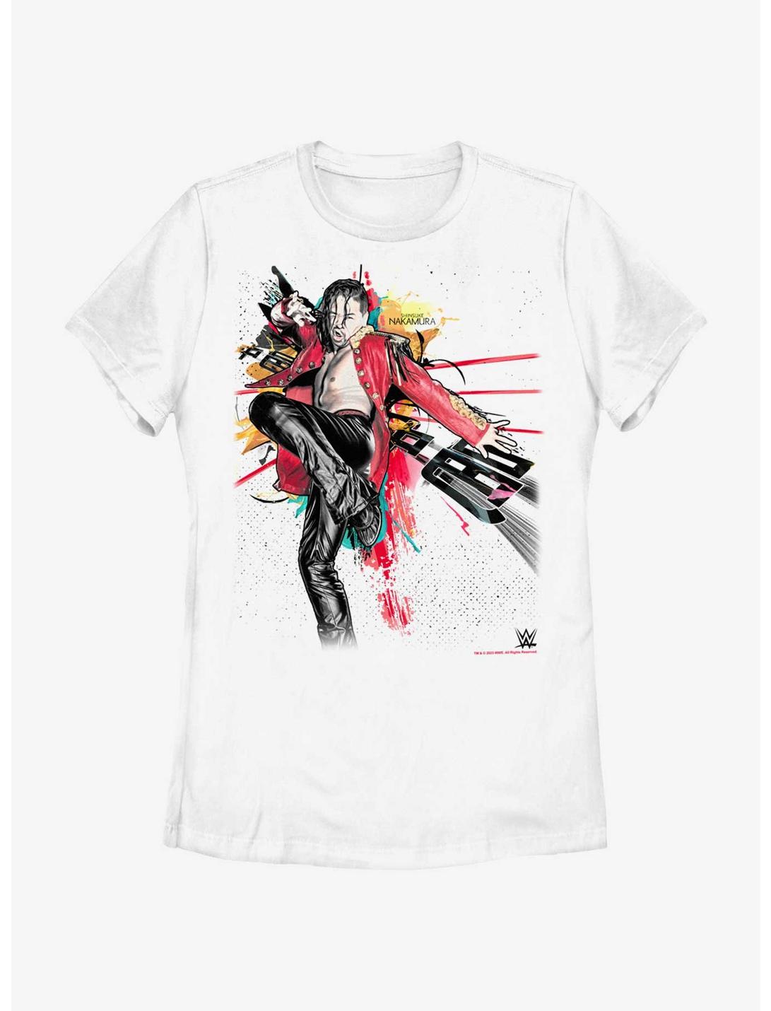 WWE Shinsuke Nakamura Color Pop Womens T-Shirt, WHITE, hi-res