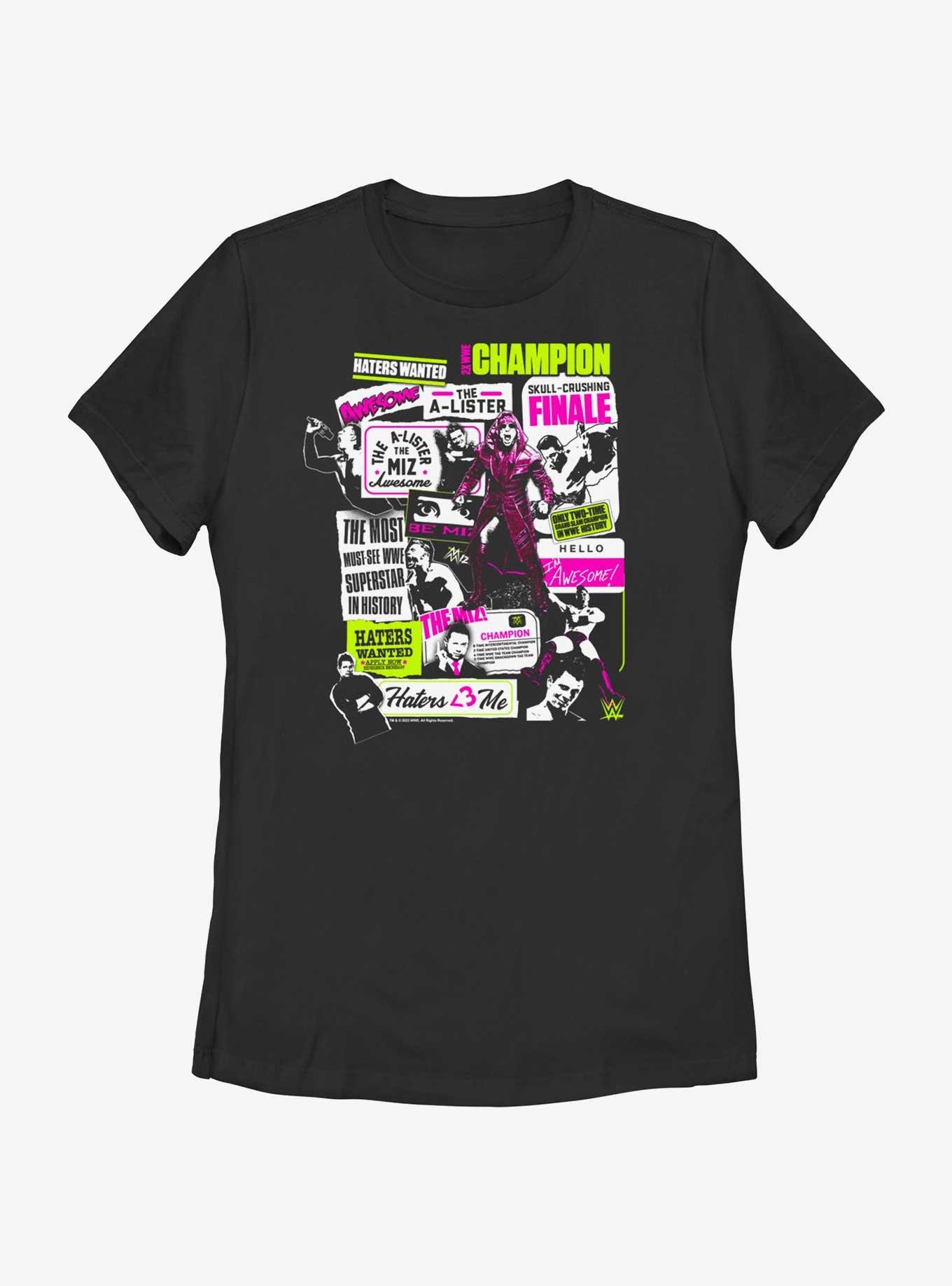 WWE The Miz Collage Womens T-Shirt