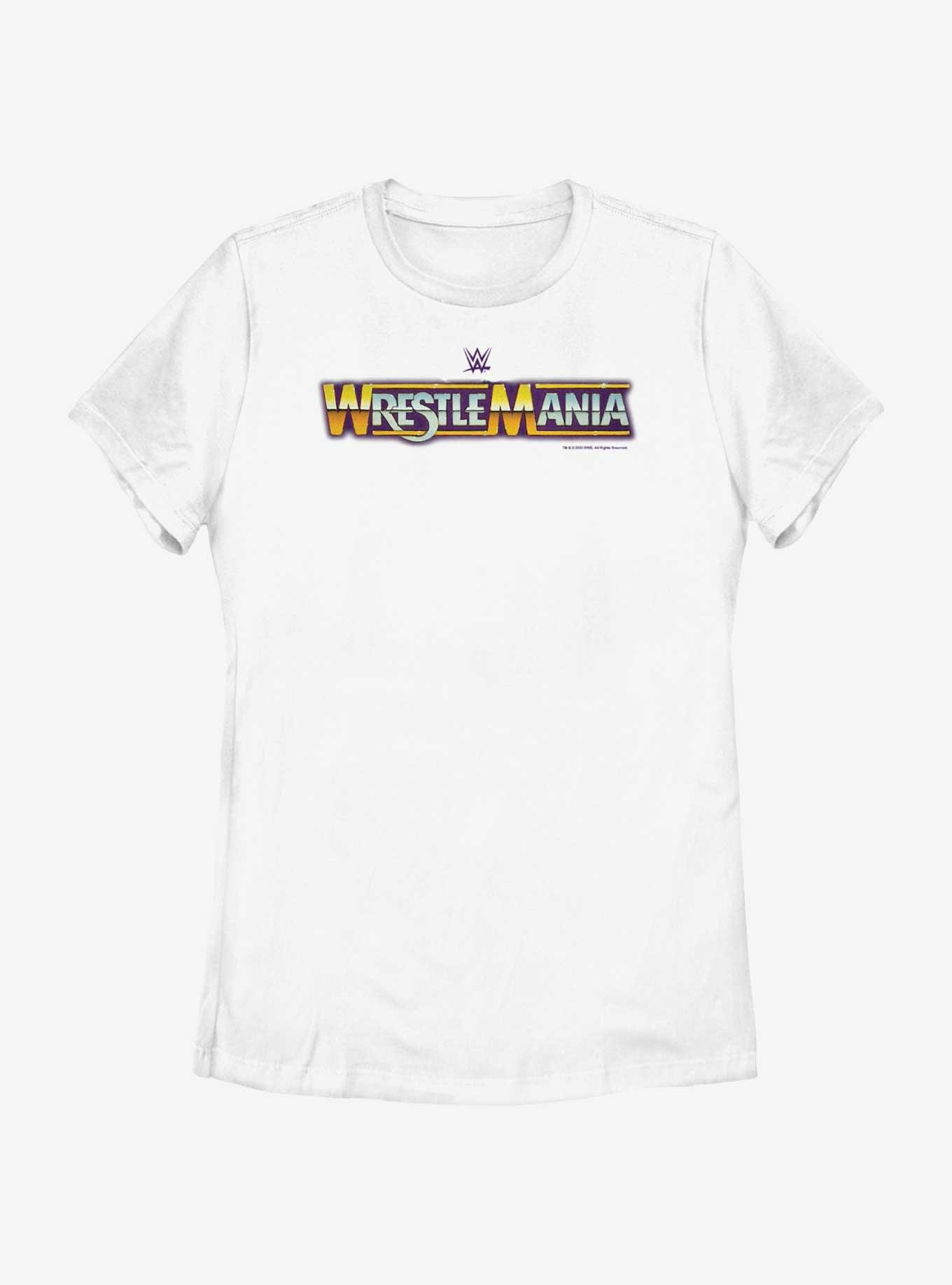 WWE WrestleMania Retro Logo Womens T-Shirt