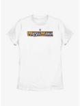 WWE WrestleMania Retro Logo Womens T-Shirt, WHITE, hi-res