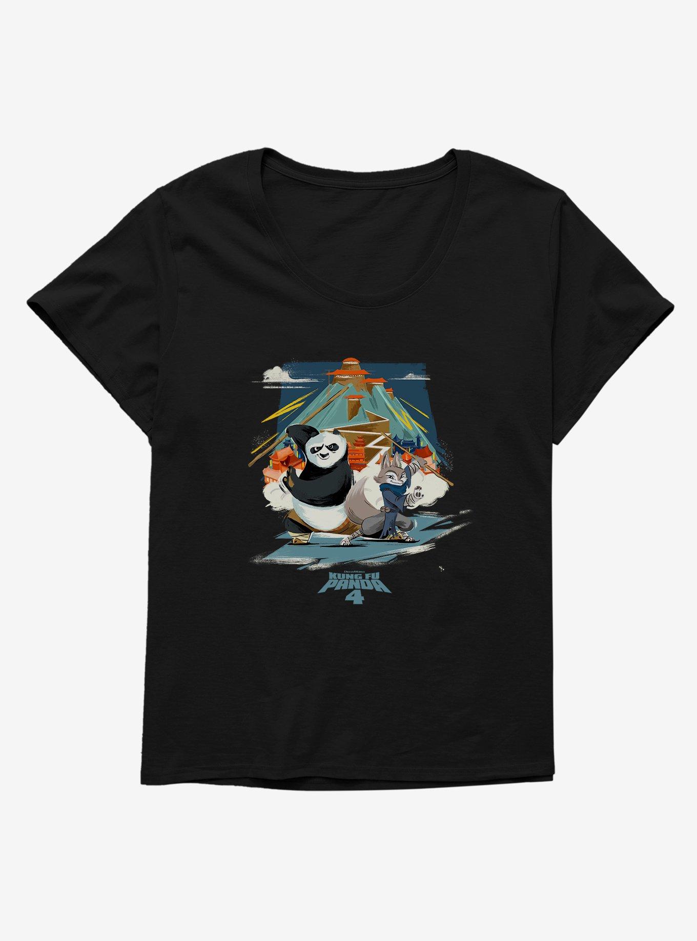 Kung Fu Panda 4 Adventure Girls T-Shirt Plus Size, , hi-res