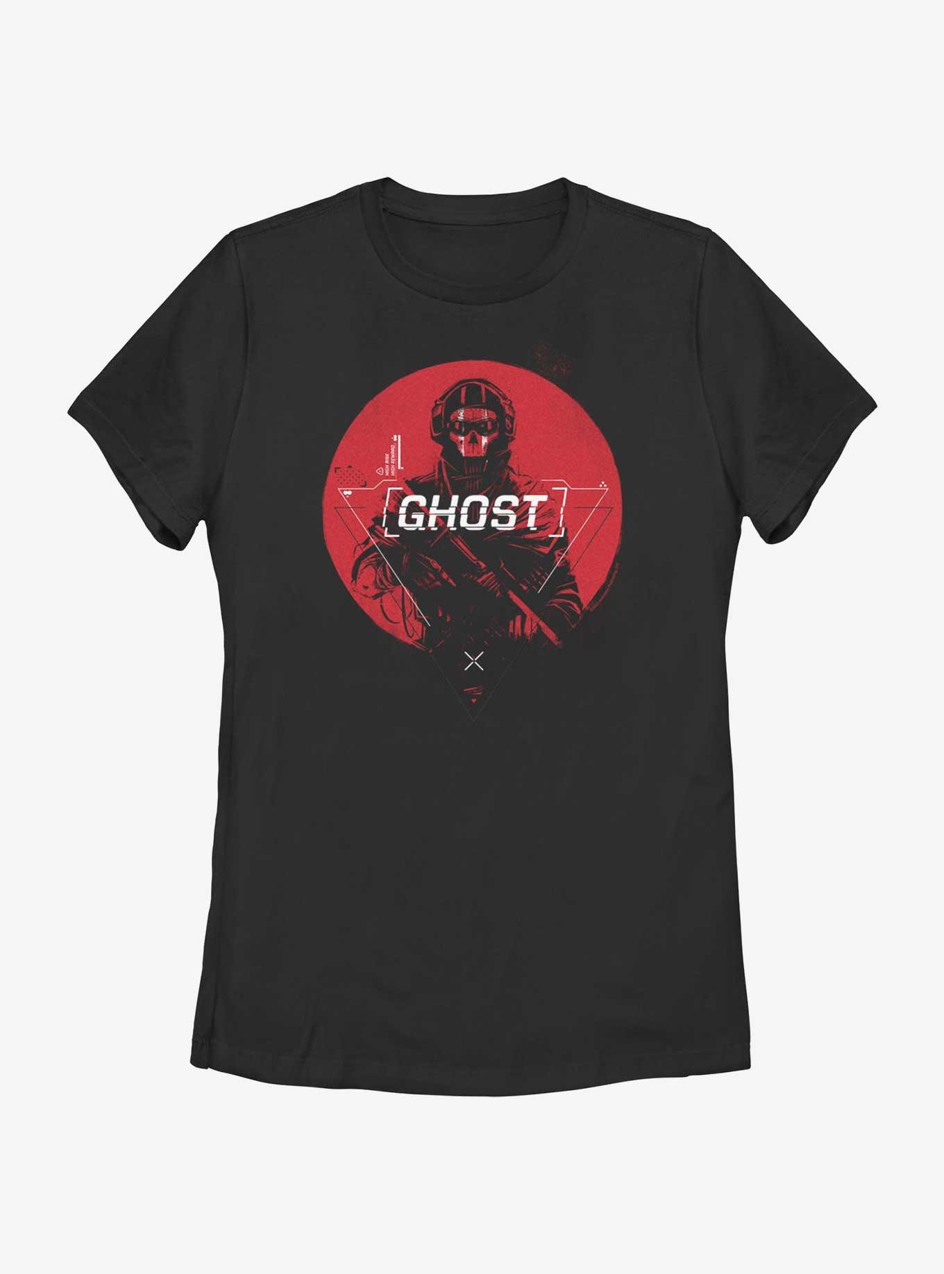 Call of Duty Ghost Glitch Womens T-Shirt, BLACK, hi-res