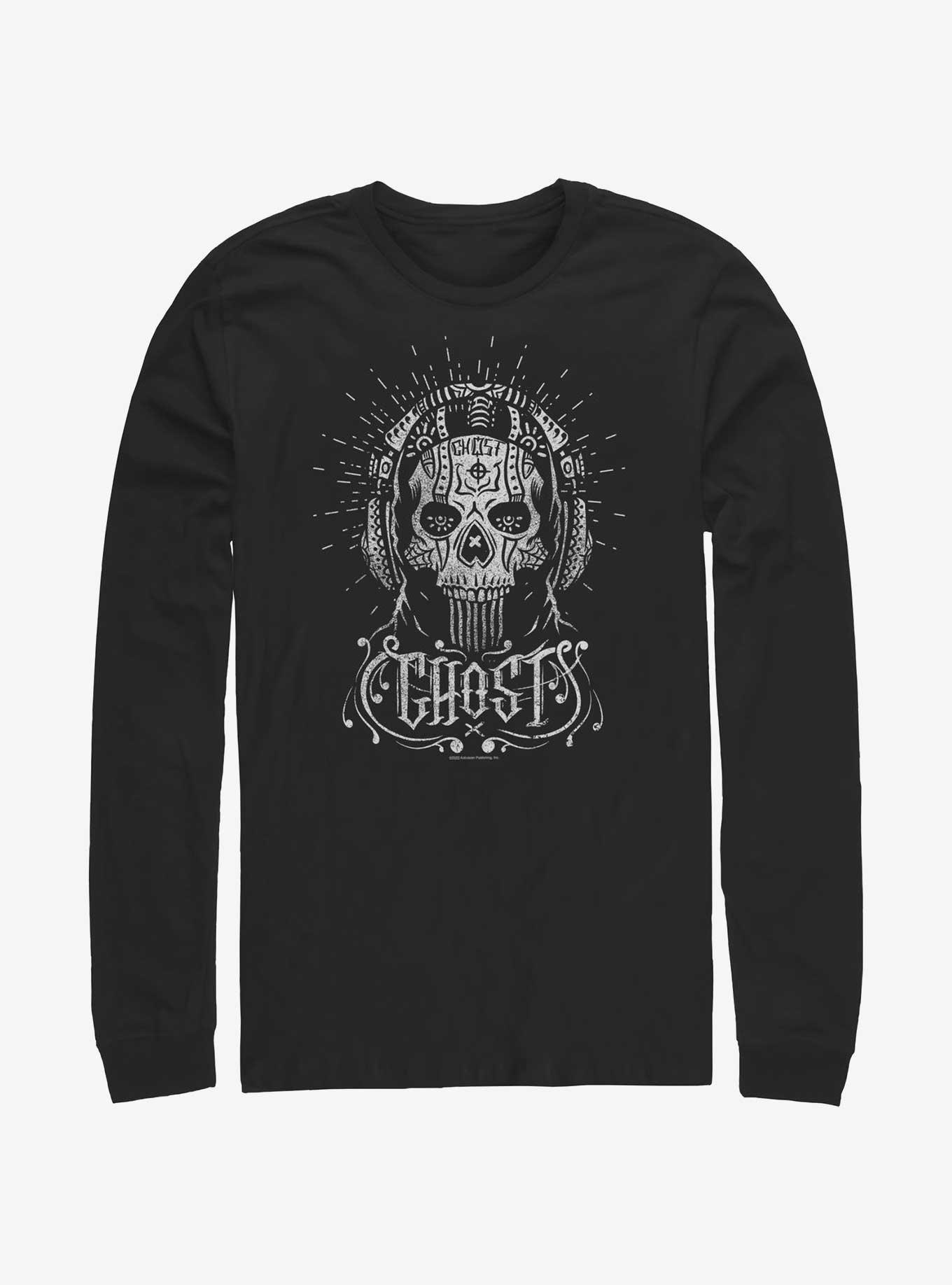 Call of Duty Ghost Sugar Skull Long-Sleeve T-Shirt, BLACK, hi-res