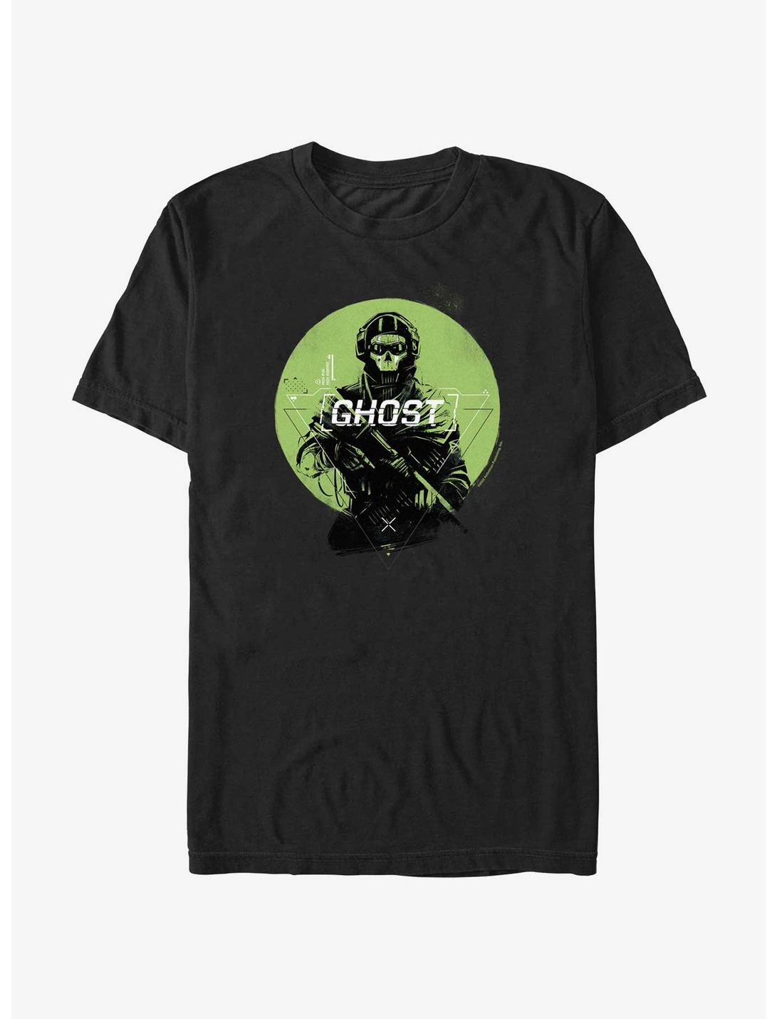 Call of Duty Green Ghost T-Shirt, BLACK, hi-res