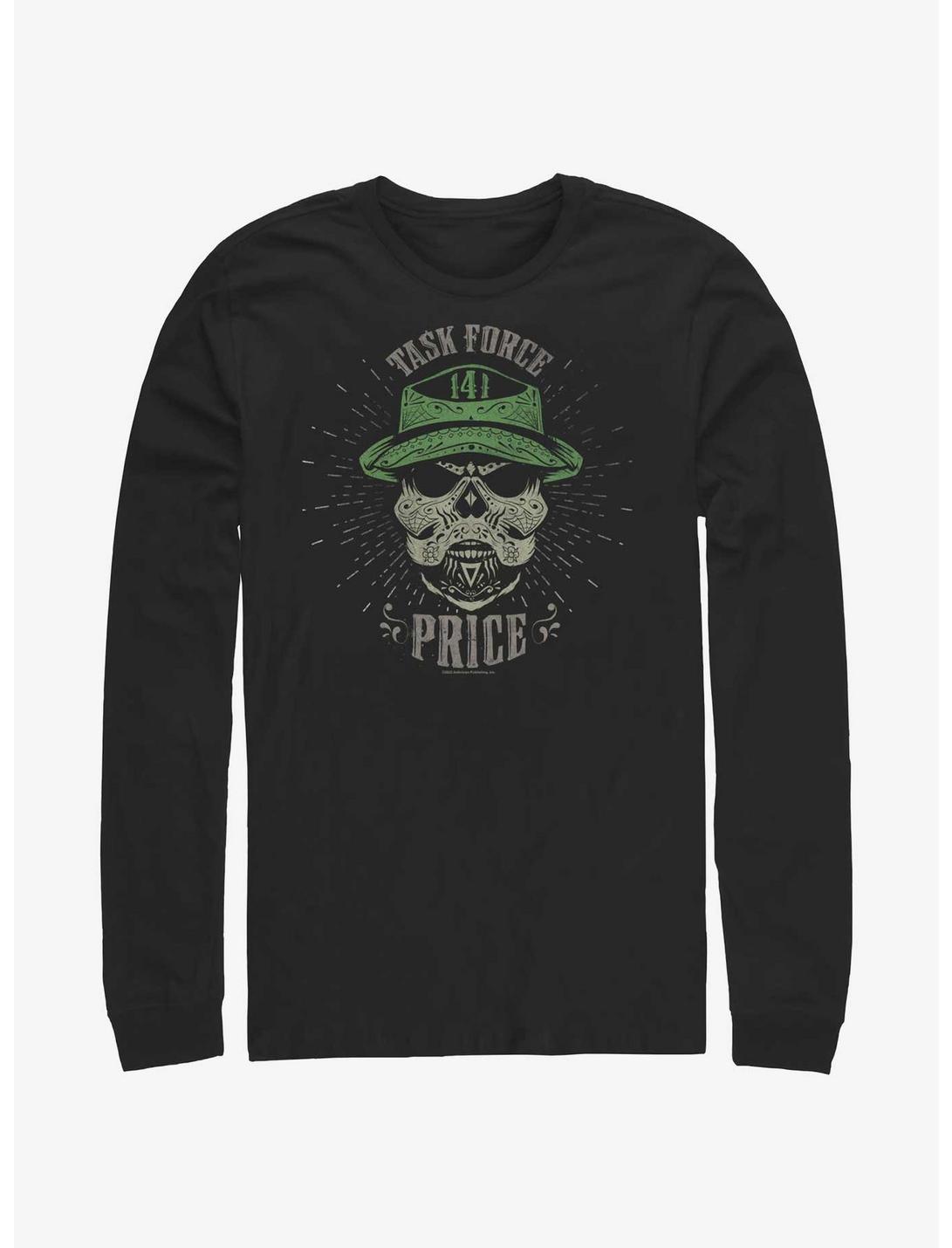Call of Duty Task Force Price Graffiti Long-Sleeve T-Shirt, BLACK, hi-res