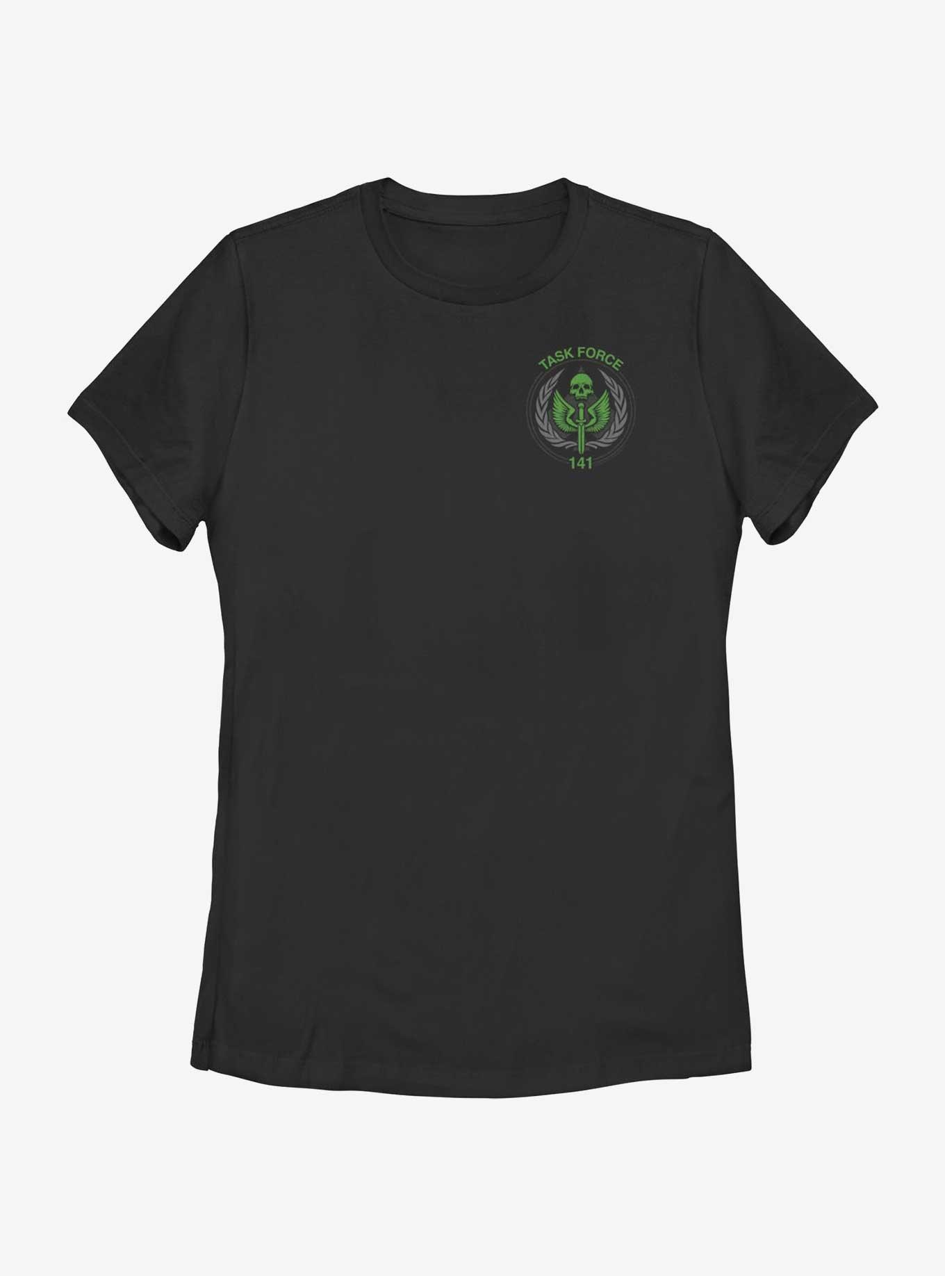 Call of Duty Task Force 141 Patch Womens T-Shirt, BLACK, hi-res