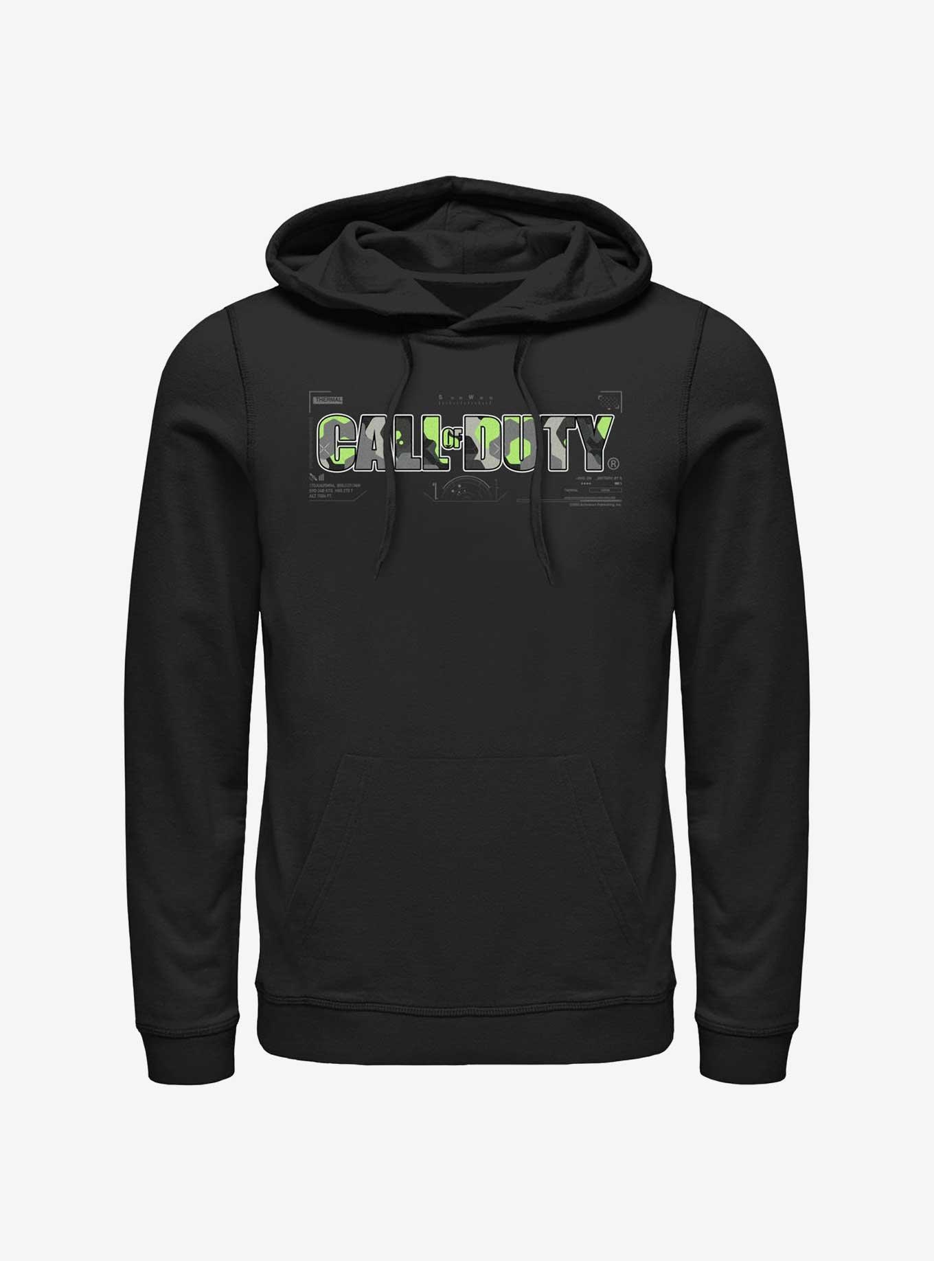 Call of Duty Camo Logo Hoodie, BLACK, hi-res