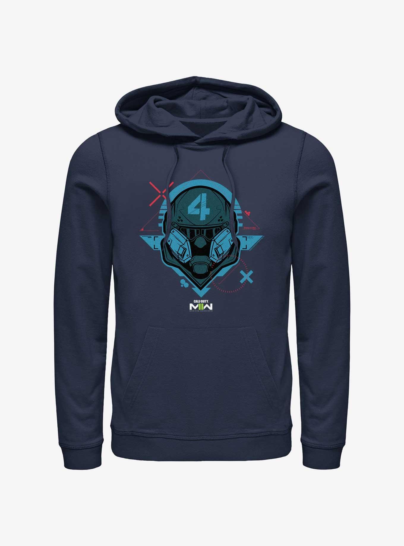 Call of Duty War Face Hoodie, NAVY, hi-res