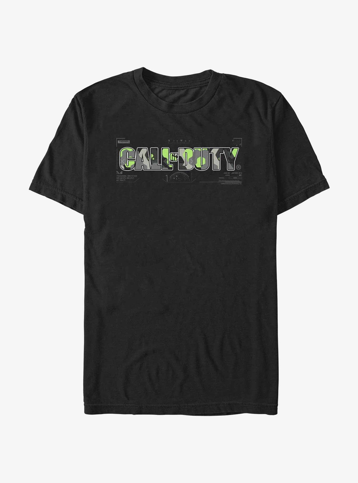 Call of Duty Camo Logo T-Shirt, BLACK, hi-res