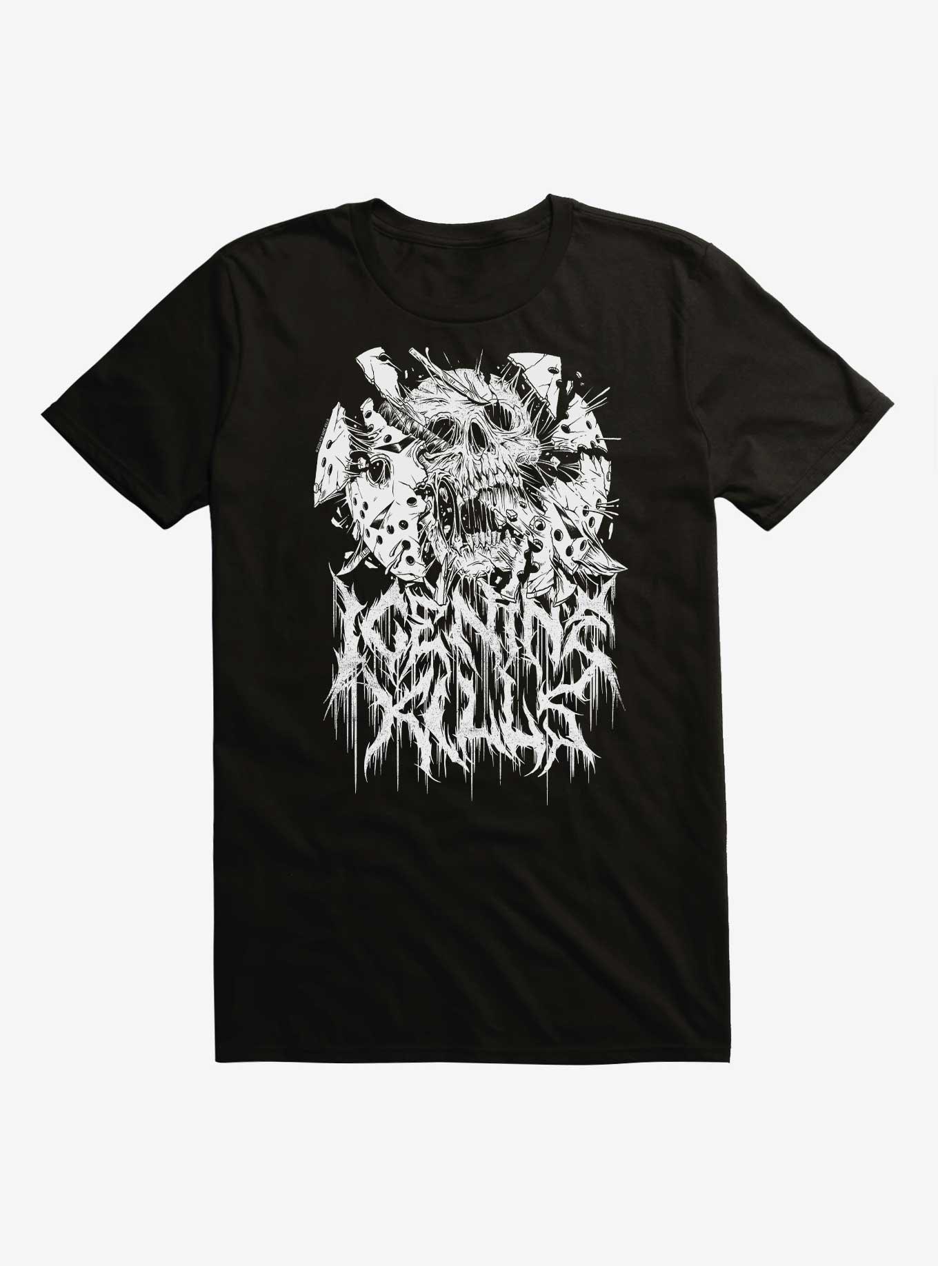 Ice Nine Kills Knife Through T-Shirt, BLACK, hi-res