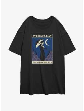 Wednesday Nightshade Tarot Womens Oversized T-Shirt, , hi-res