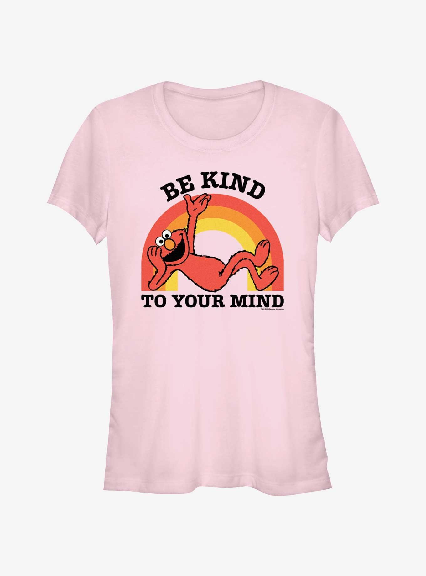 Sesame Street Elmo Be Kind To Your Mind Girls T-Shirt, LIGHT PINK, hi-res