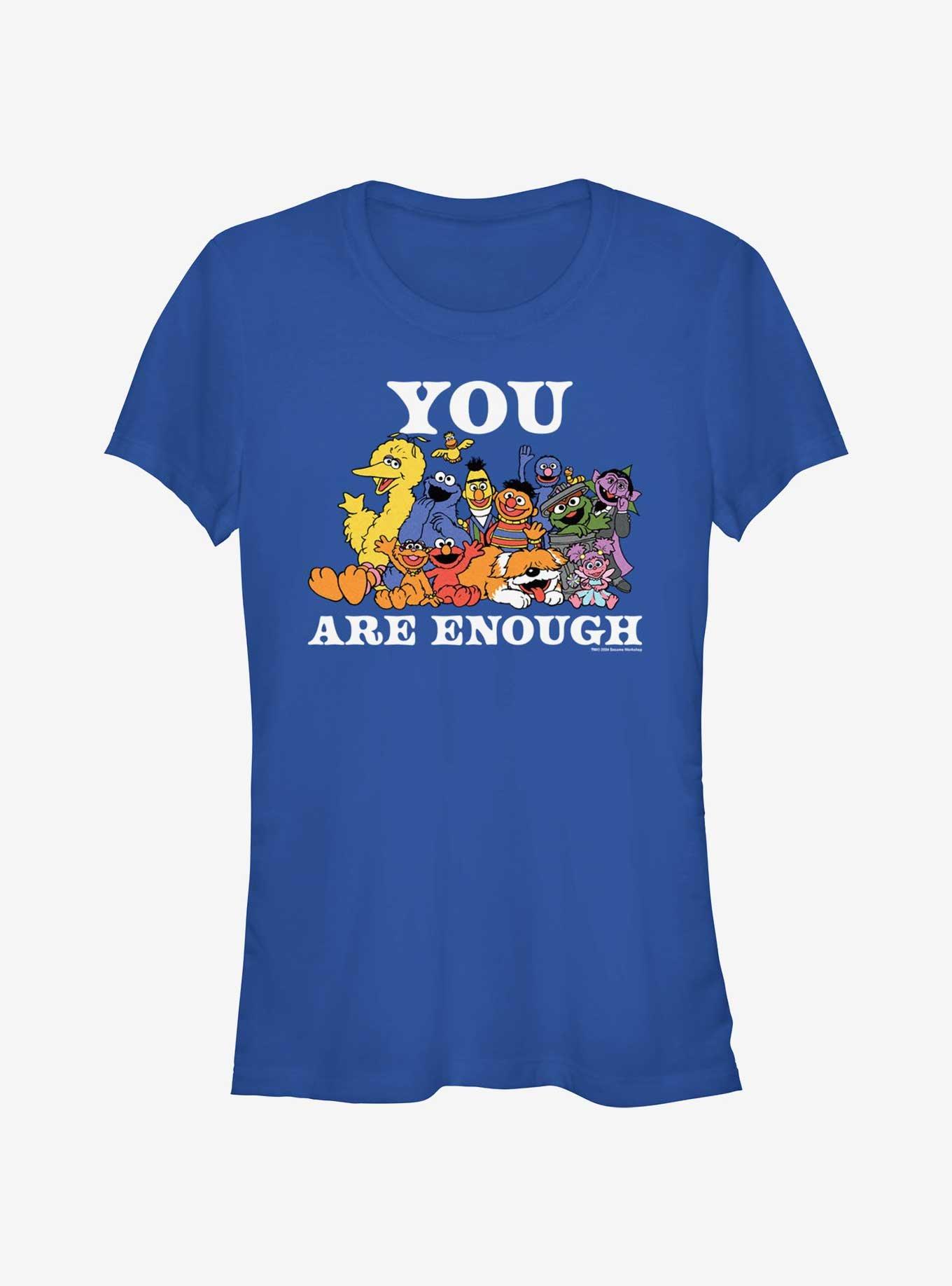 Sesame Street You Are Enough Girls T-Shirt, ROYAL, hi-res