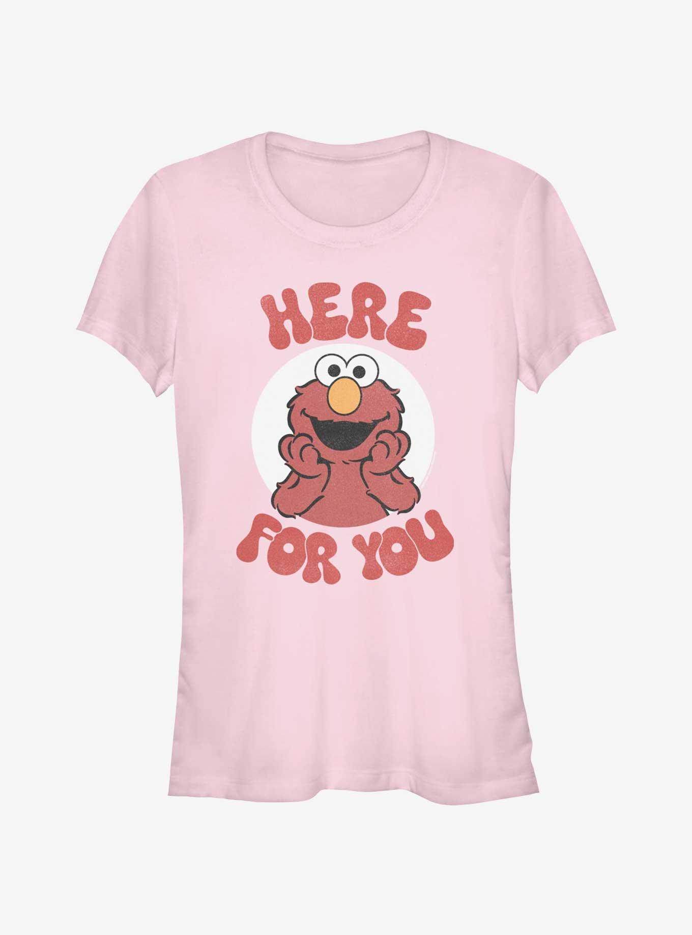 Sesame Street Elmo Here For You Girls T-Shirt, LIGHT PINK, hi-res