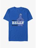 Sesame Street Cookie Monster Take A Belly Breath T-Shirt, ROYAL, hi-res