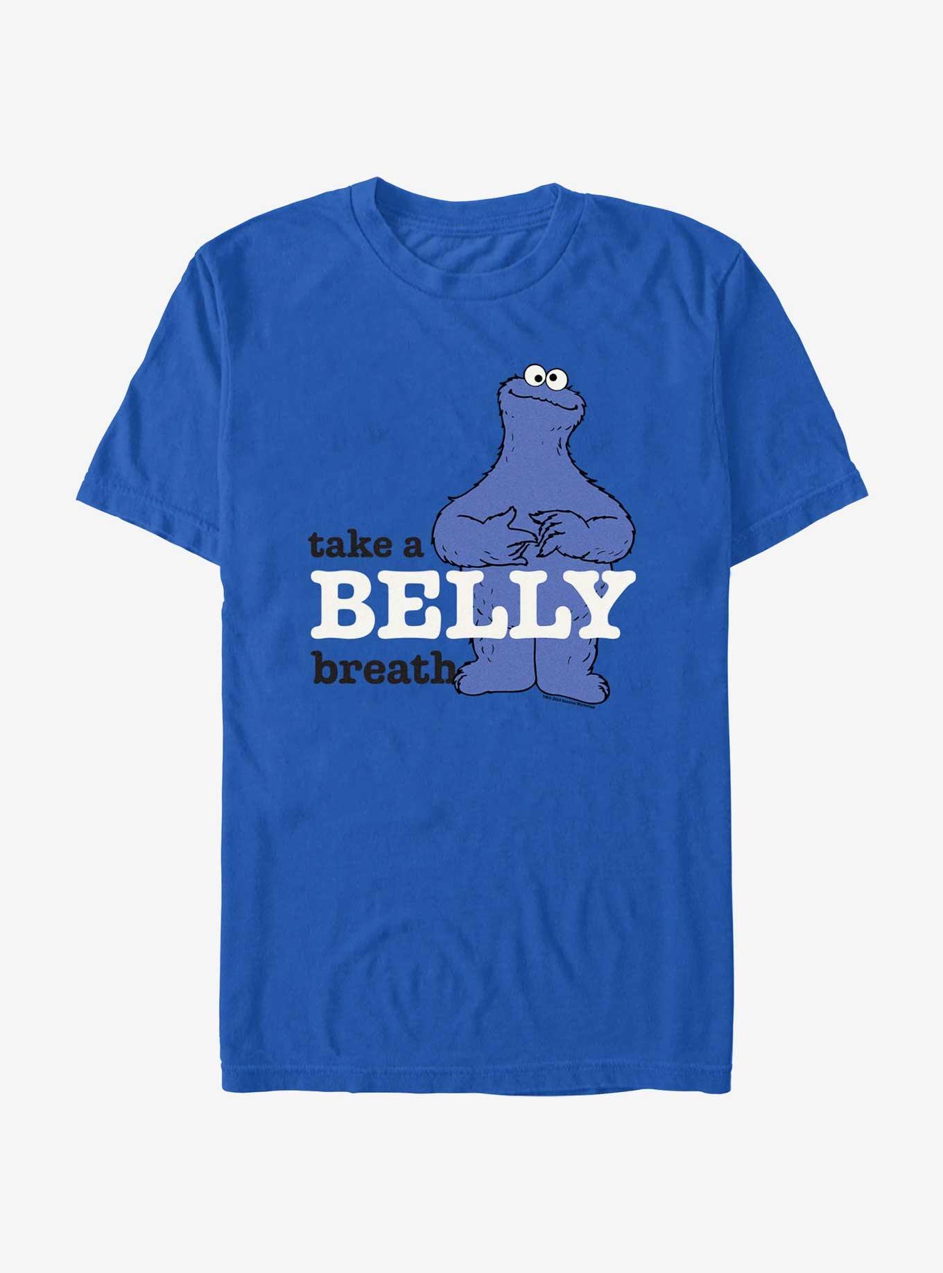 Sesame Street Cookie Monster Take A Belly Breath T-Shirt, , hi-res