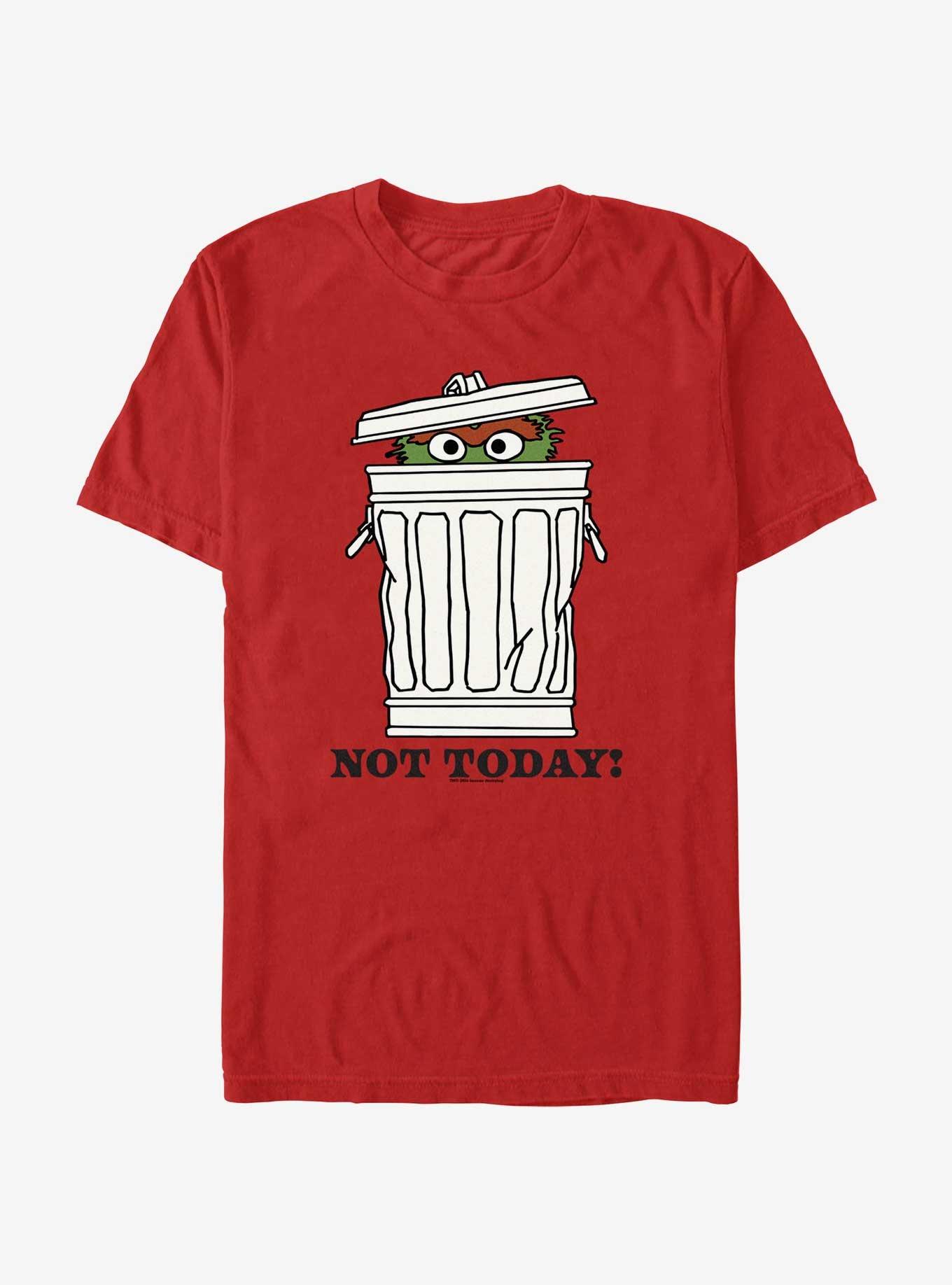 Sesame Street Oscar the Grouch Not Today T-Shirt