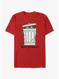 Sesame Street Oscar the Grouch Not Today T-Shirt, RED, hi-res