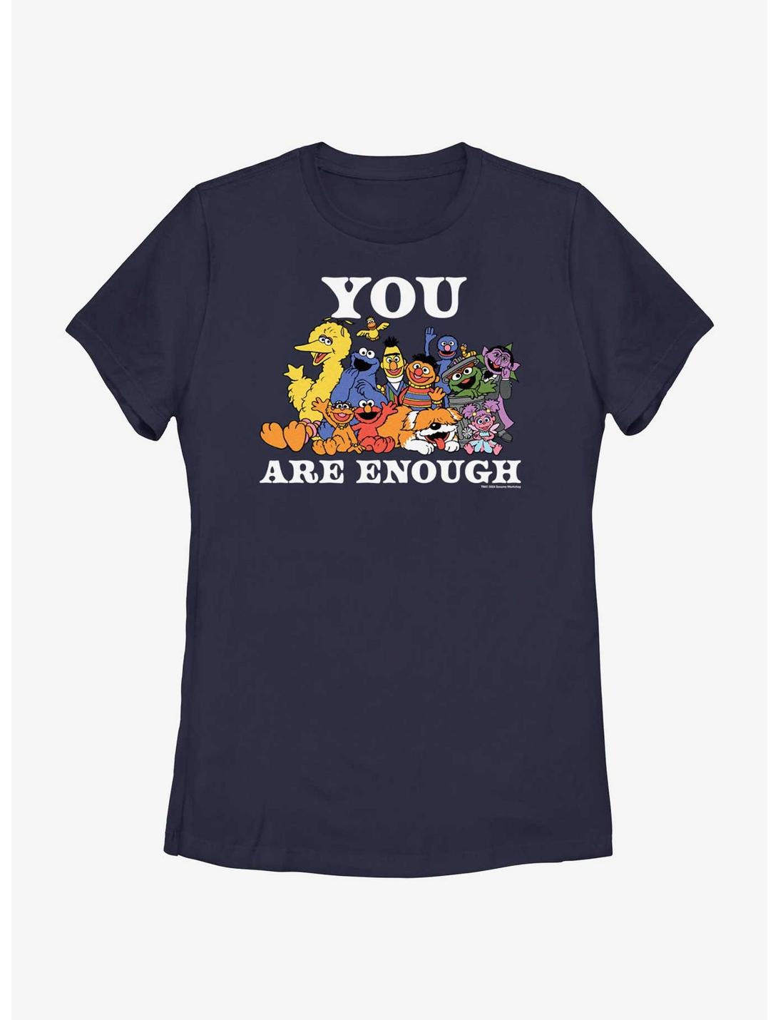 Sesame Street You Are Enough Womens T-Shirt, NAVY, hi-res