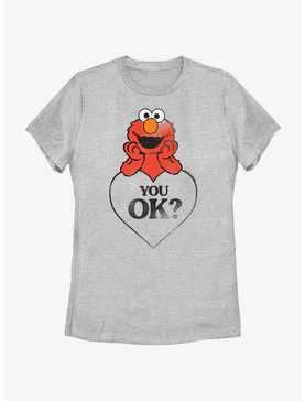 Sesame Street Elmo You Ok Heart Womens T-Shirt, , hi-res