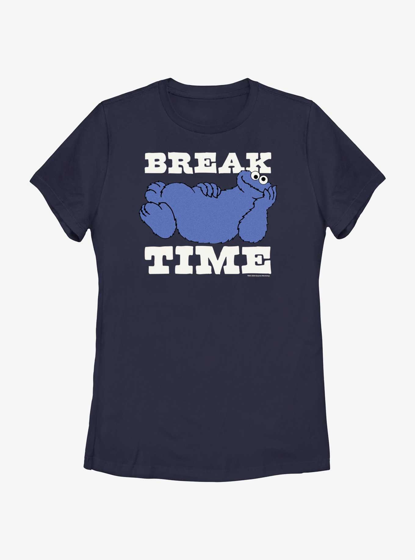 Sesame Street Cookie Monster Break Time Womens T-Shirt