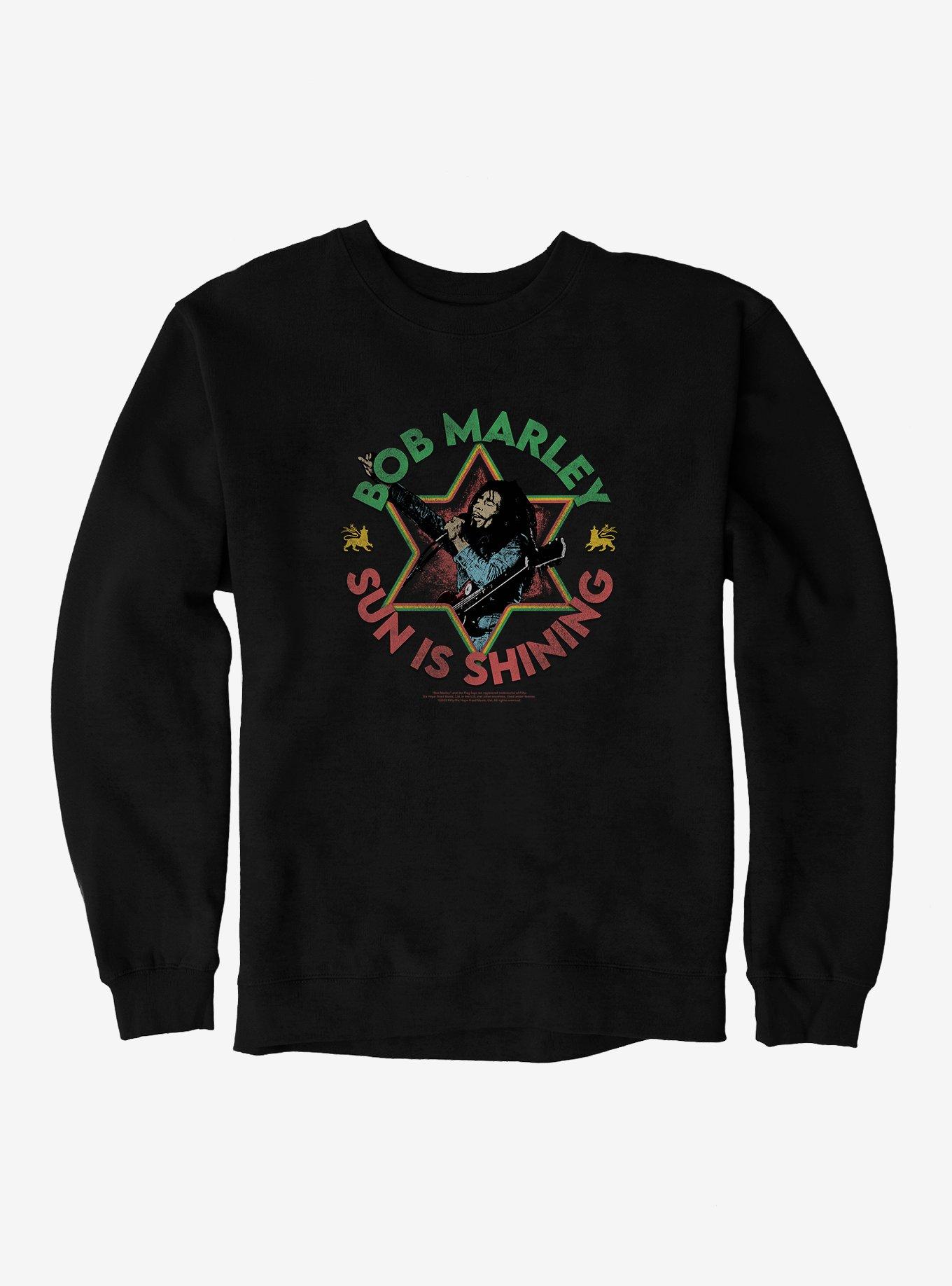 Bob Marley Sun Is Shining Sweatshirt, BLACK, hi-res