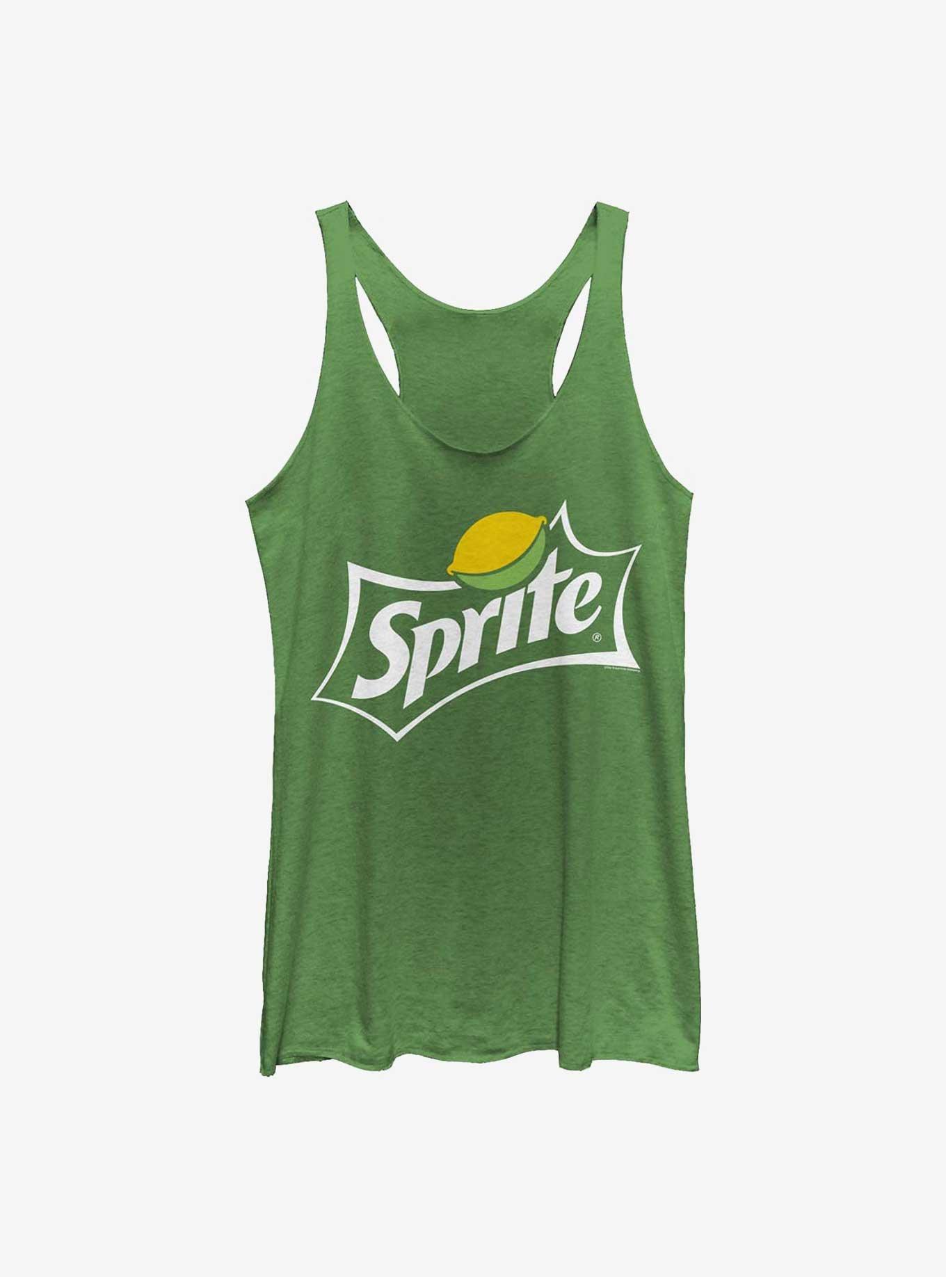 Coca-Cola Vintage Sprite Logo Girls Raw Edge Tank, ENVY, hi-res