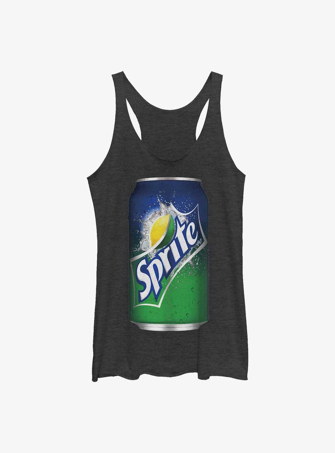 Coca-Cola Sprite Me Girls Raw Edge Tank, BLK HTR, hi-res