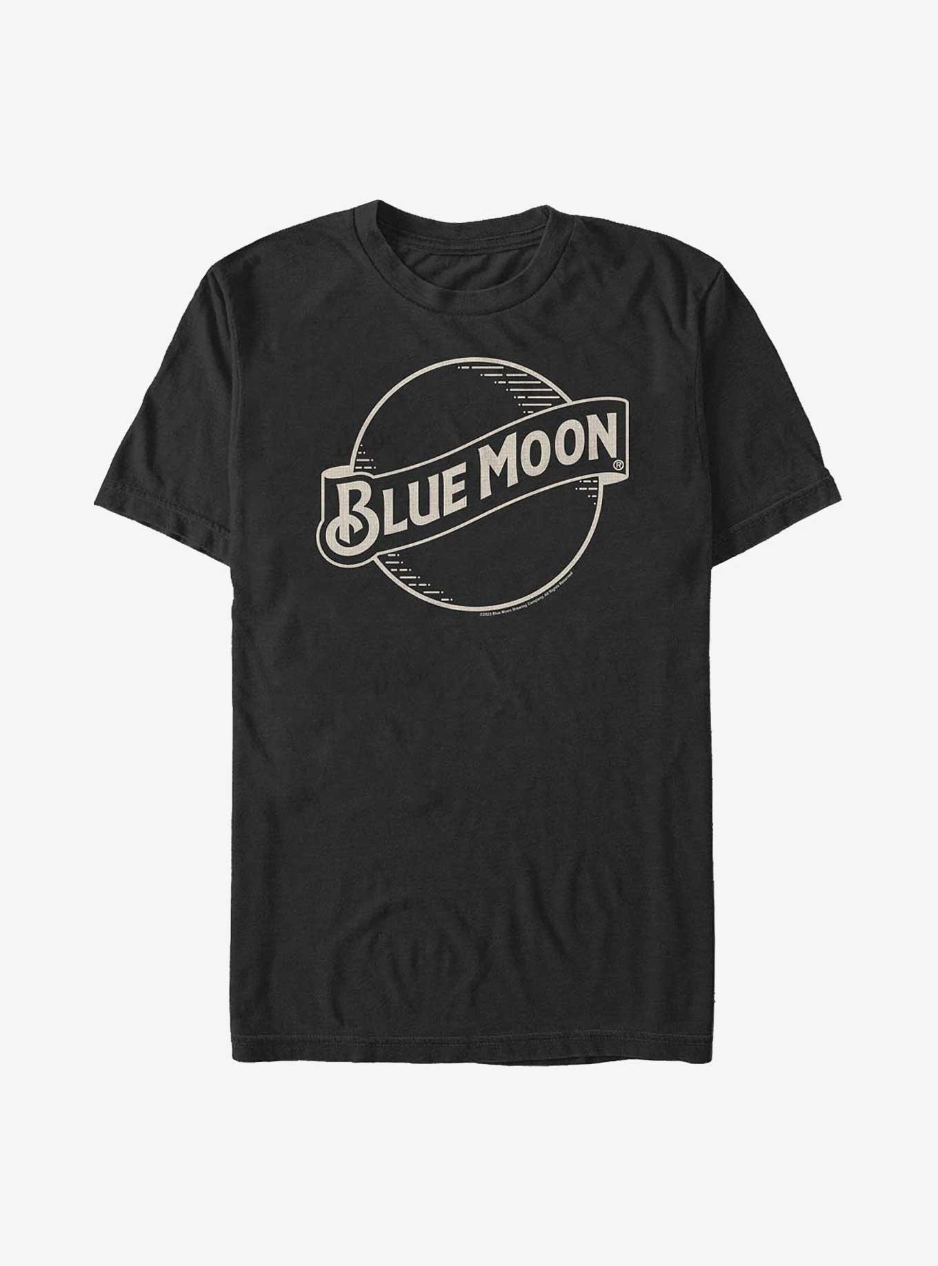 Blue Moon Outline Logo T-Shirt, , hi-res