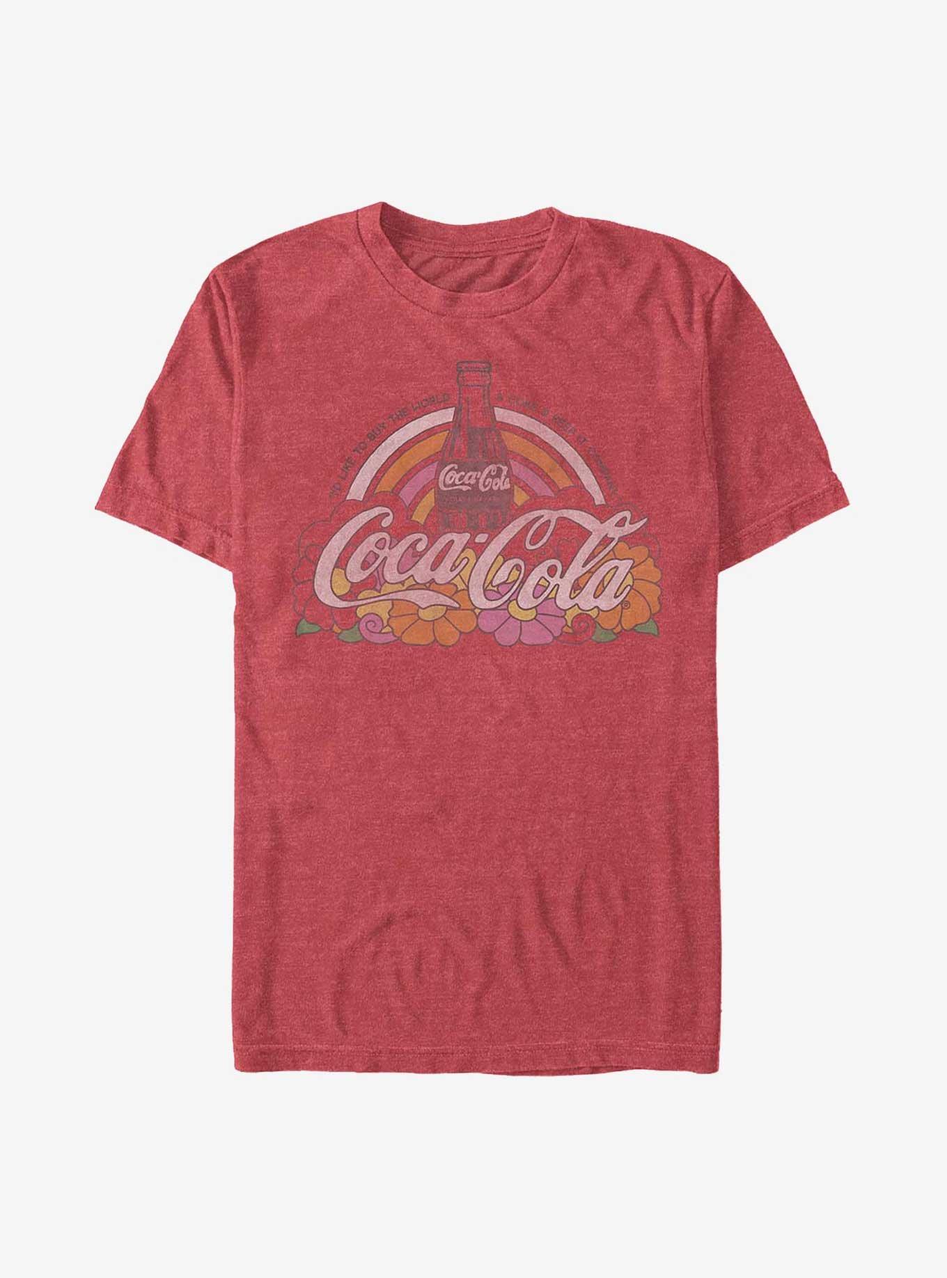 Coca-Cola Rainbow T-Shirt, RED HTR, hi-res