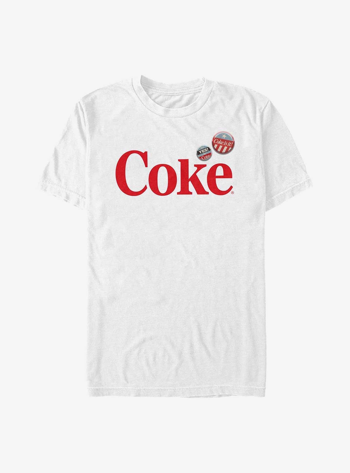 Coca-Cola Coke With Buttons T-Shirt