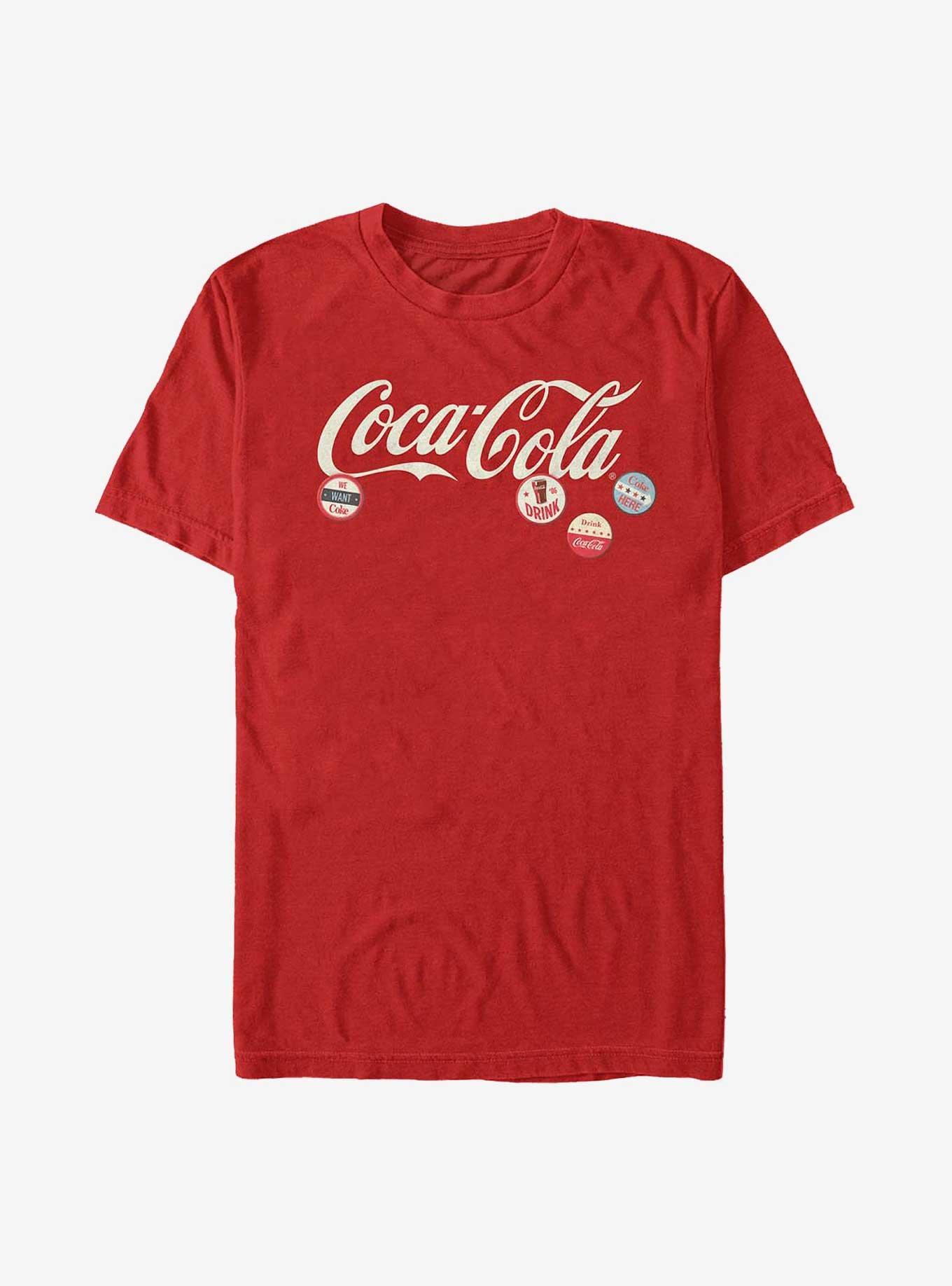 Coca-Cola With Buttons T-Shirt