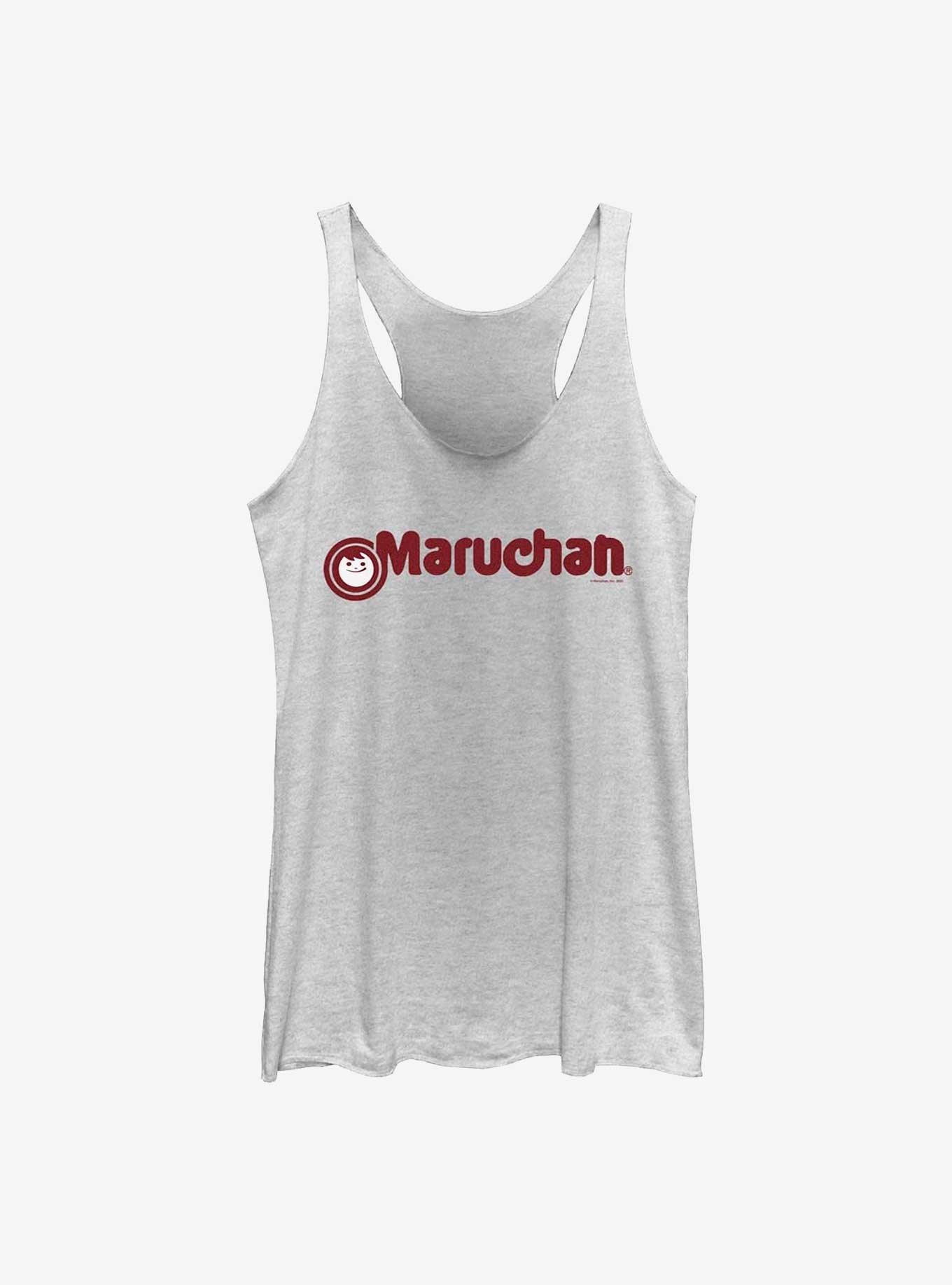 Maruchan Simple Logo Girls Raw Edge Tank, , hi-res