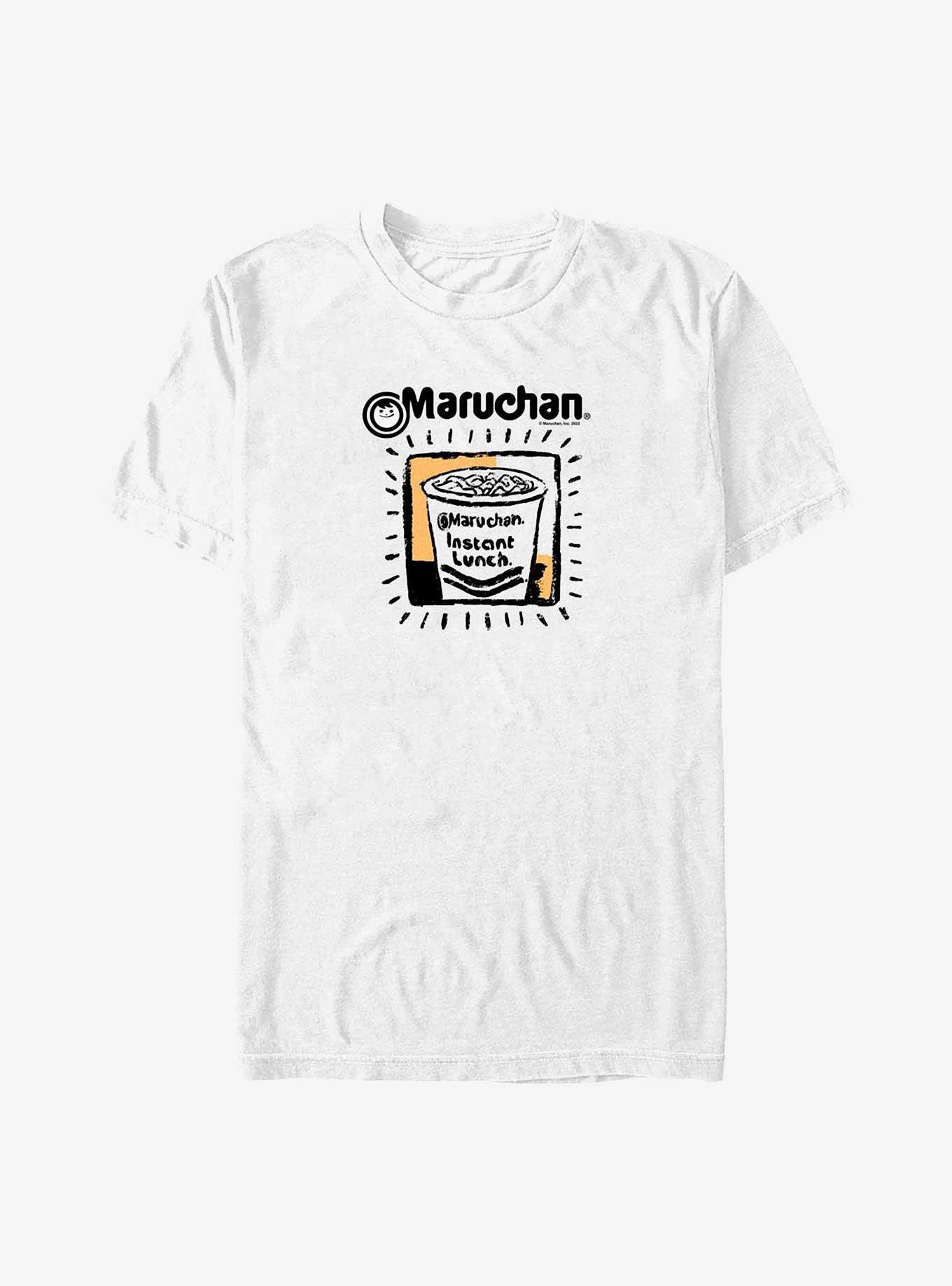 Maruchan Sketch Maruchan T-Shirt, WHITE, hi-res