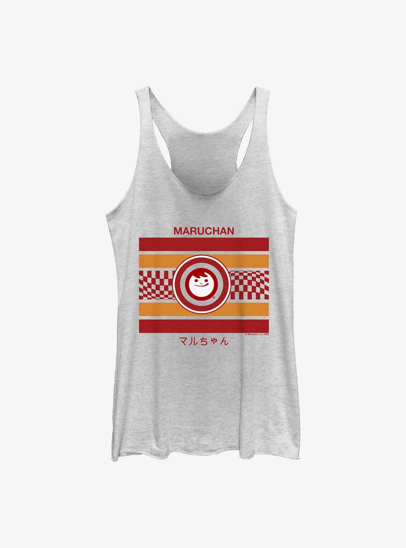 Maruchan Checkered Flag Girls Raw Edge Tank, , hi-res