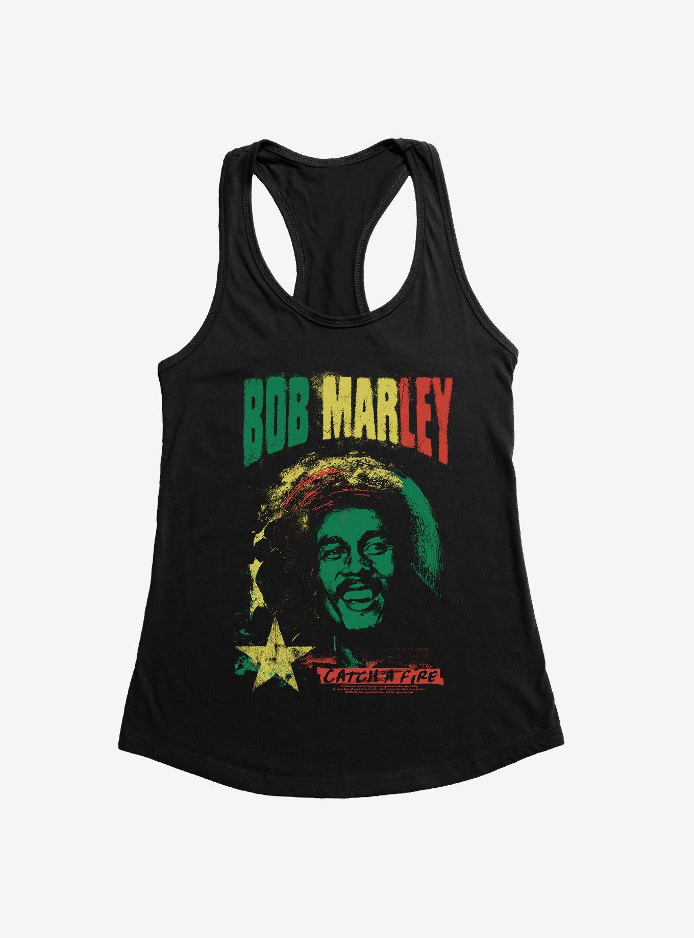 Bob Marley Catch A Fire Womens Tank Top