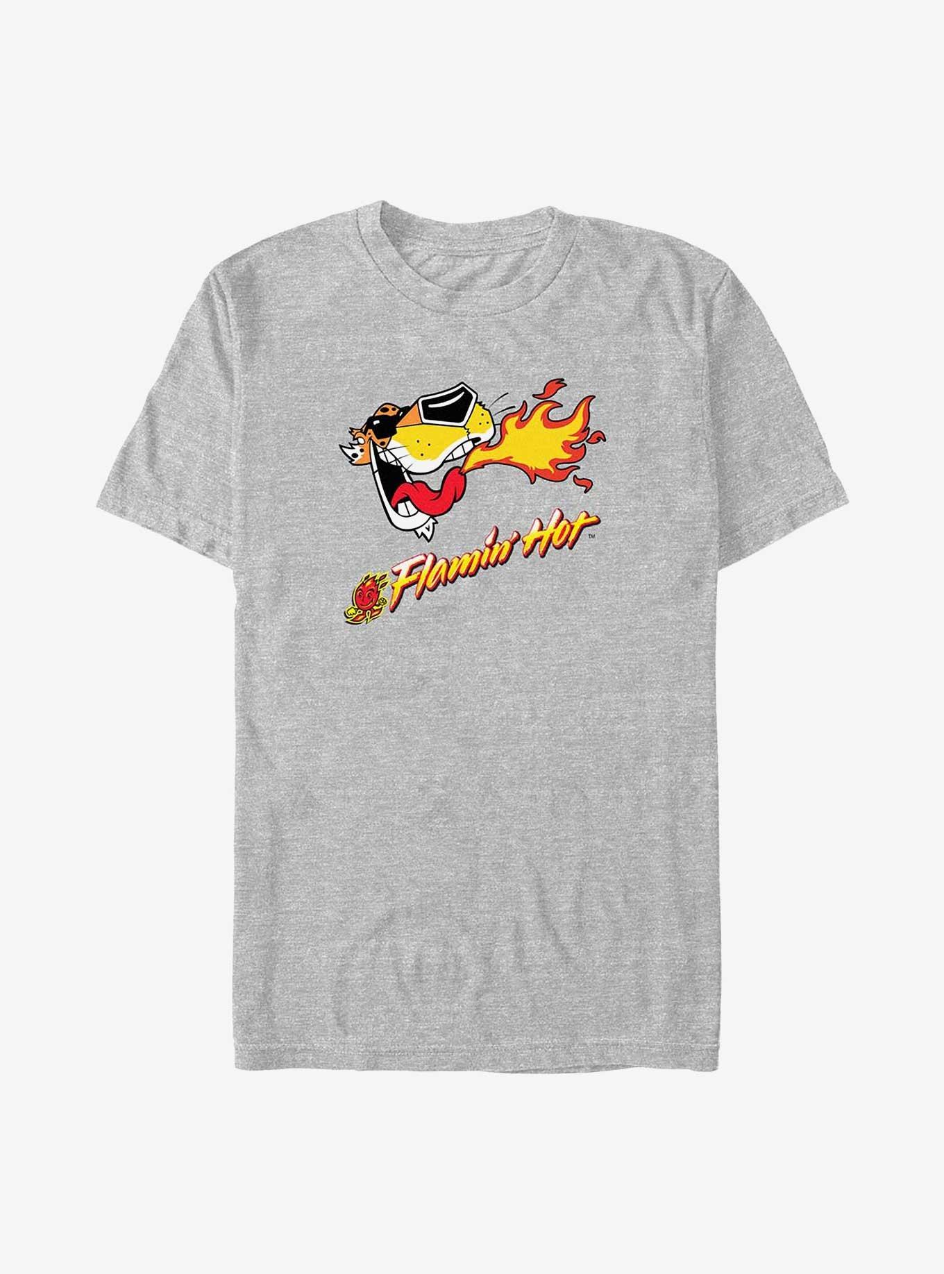 Cheetos Flamin Hot Chester Head T-Shirt, ATH HTR, hi-res