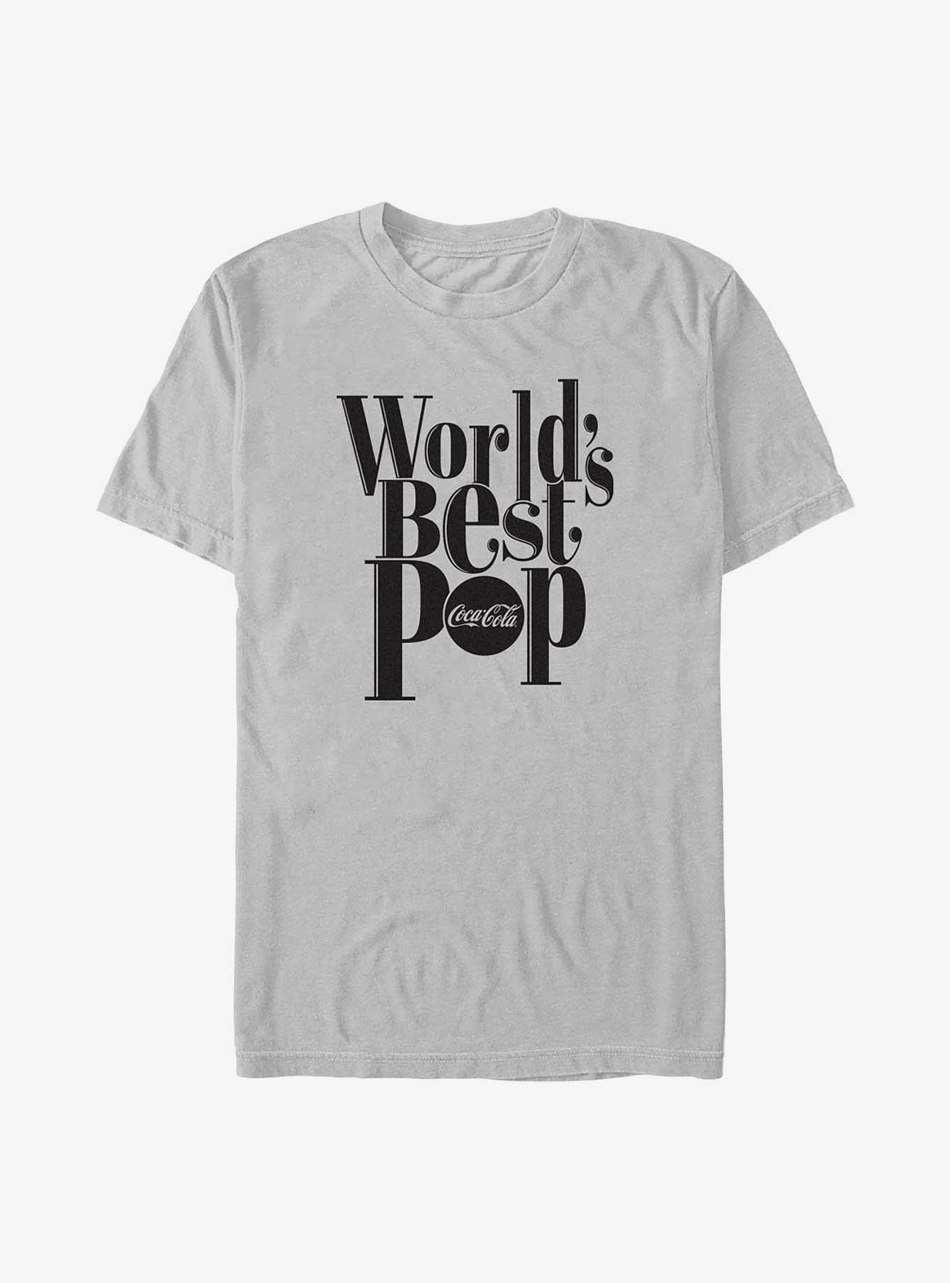 Coca-Cola World's Best Pop T-Shirt, SILVER, hi-res