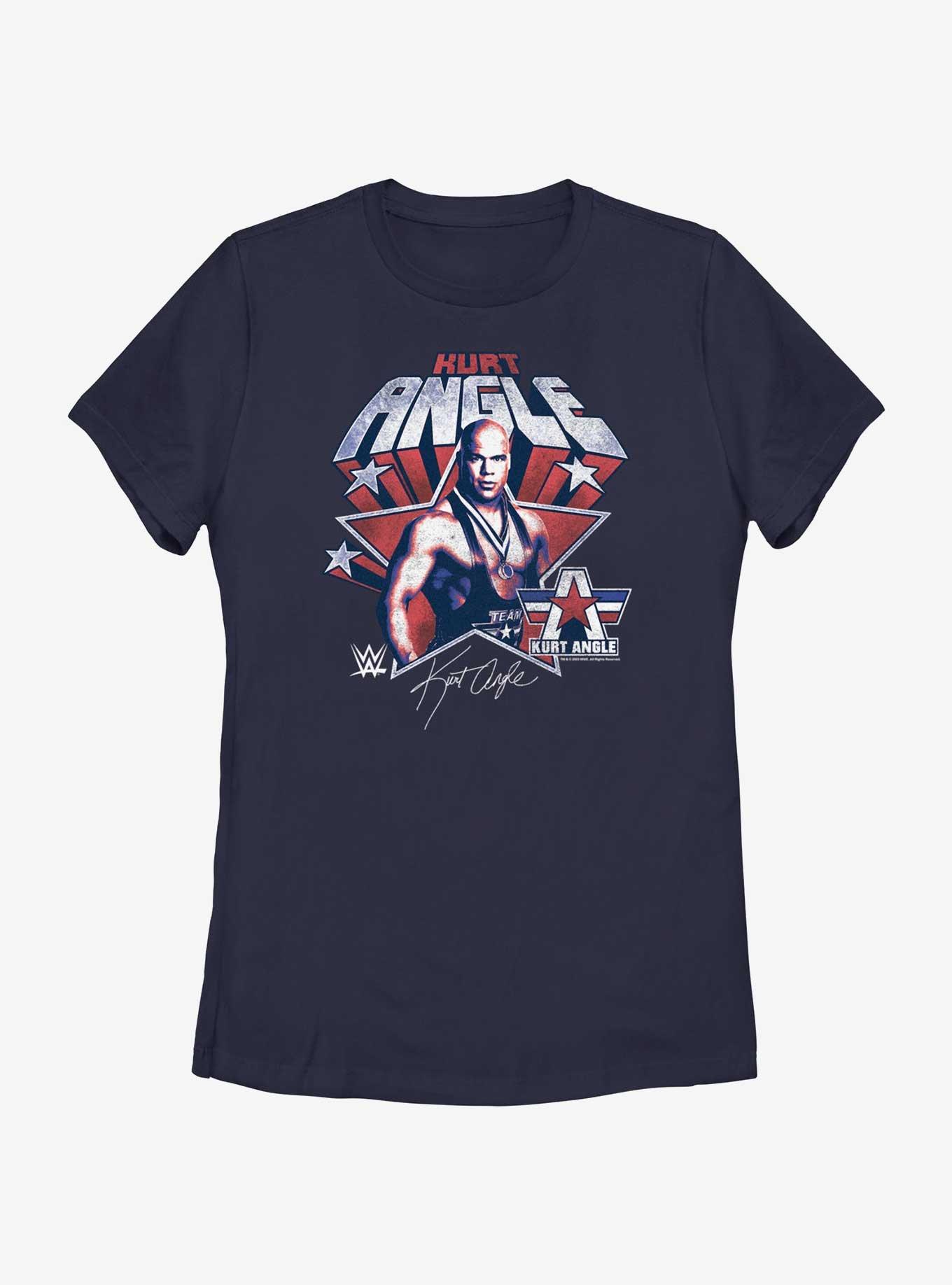 WWE Kurt Angle Star Icon Womens T-Shirt