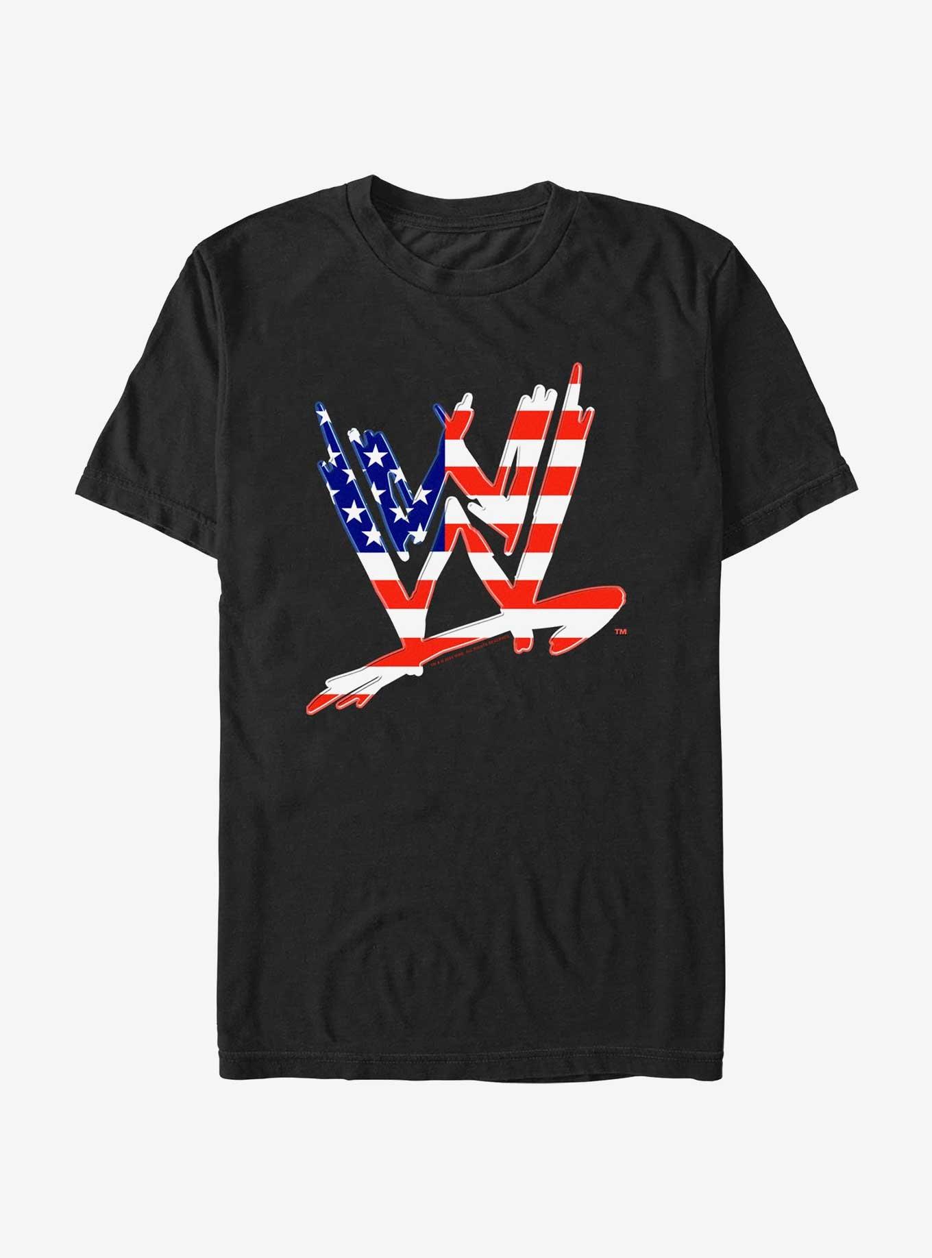 WWE American Flag Logo T-Shirt