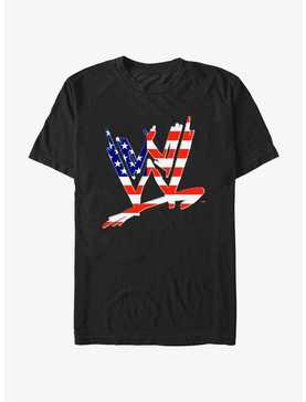 WWE American Flag Logo T-Shirt, , hi-res