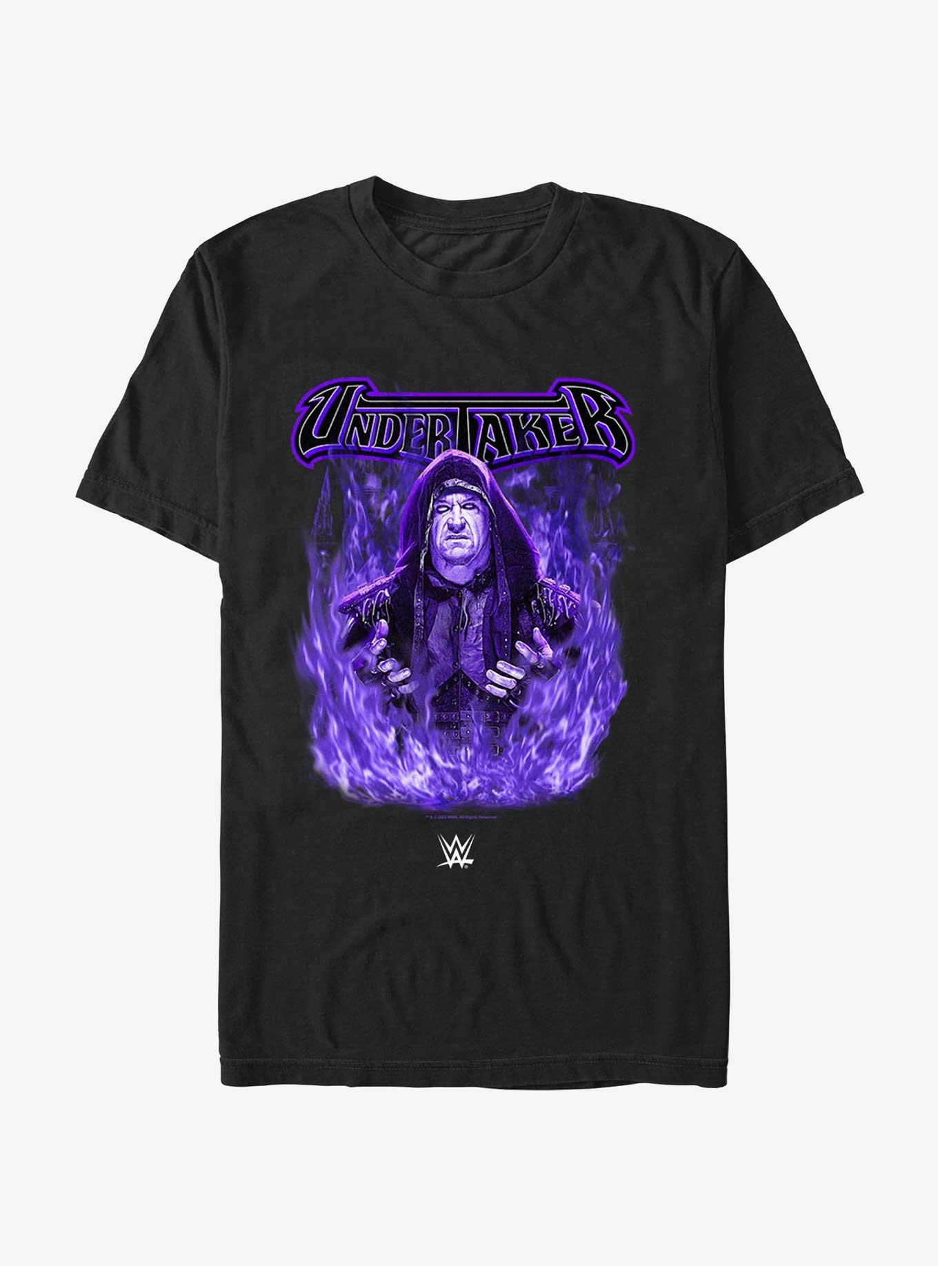 WWE The Undertaker Purple Flames T-Shirt