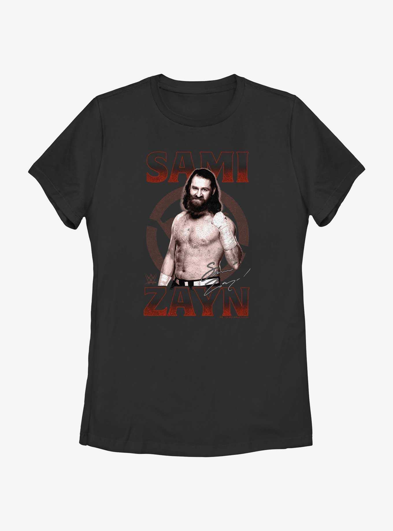 WWE Sami Zayn Portrait Womens T-Shirt, , hi-res