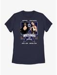 WWE WrestleMania 25 The Undertaker Vs Shawn Michaels Womens T-Shirt, NAVY, hi-res