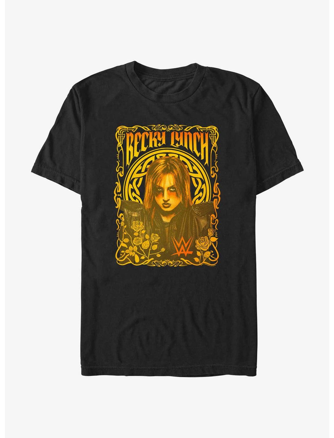 WWE Becky Lynch Framed Portrait T-Shirt, BLACK, hi-res