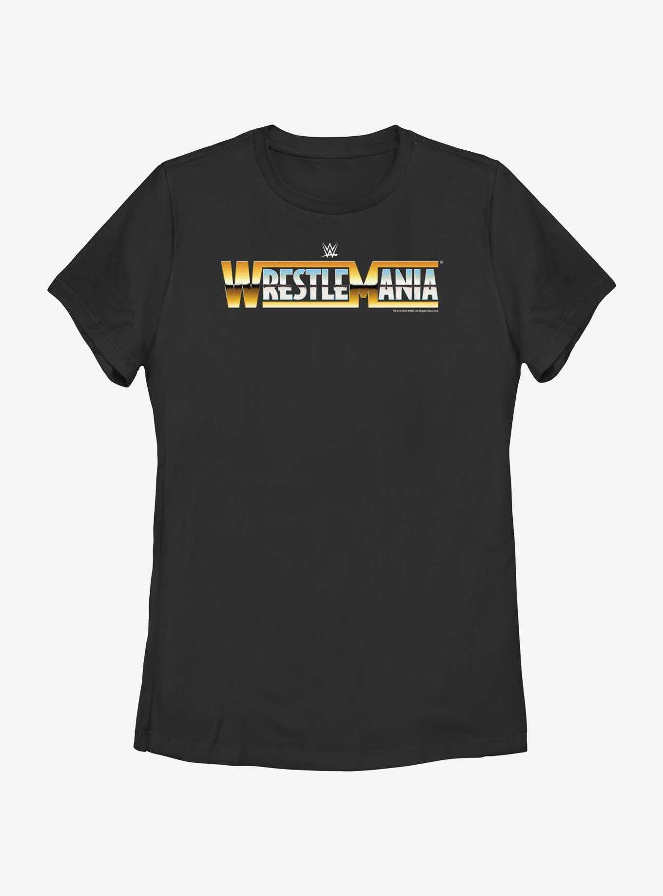 WWE WrestleMania Classic Logo Womens T-Shirt, , hi-res