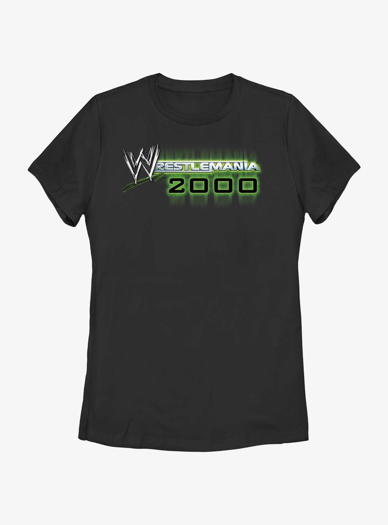 WWE WrestleMania 2000 Logo Womens T-Shirt